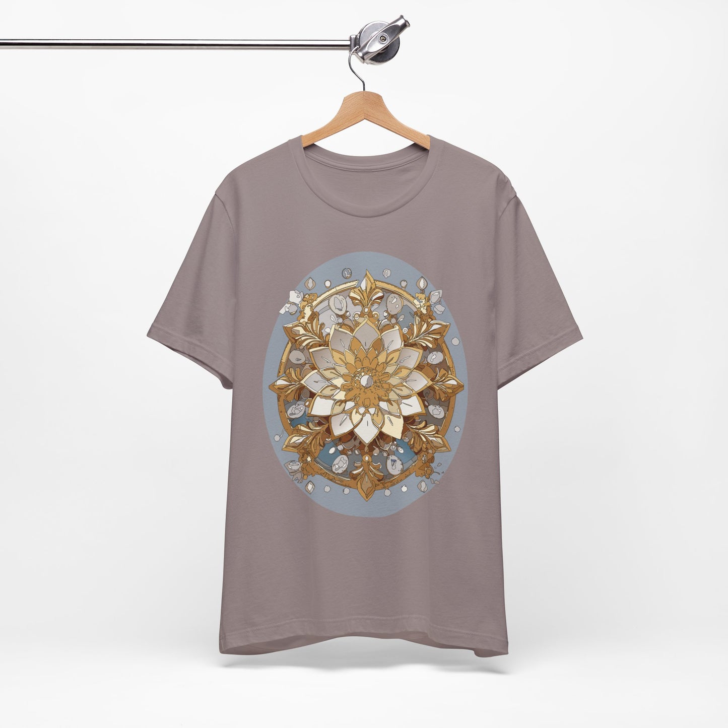 Floral Shirt, Flower Shirt, Tee Shirt with Antique Flower