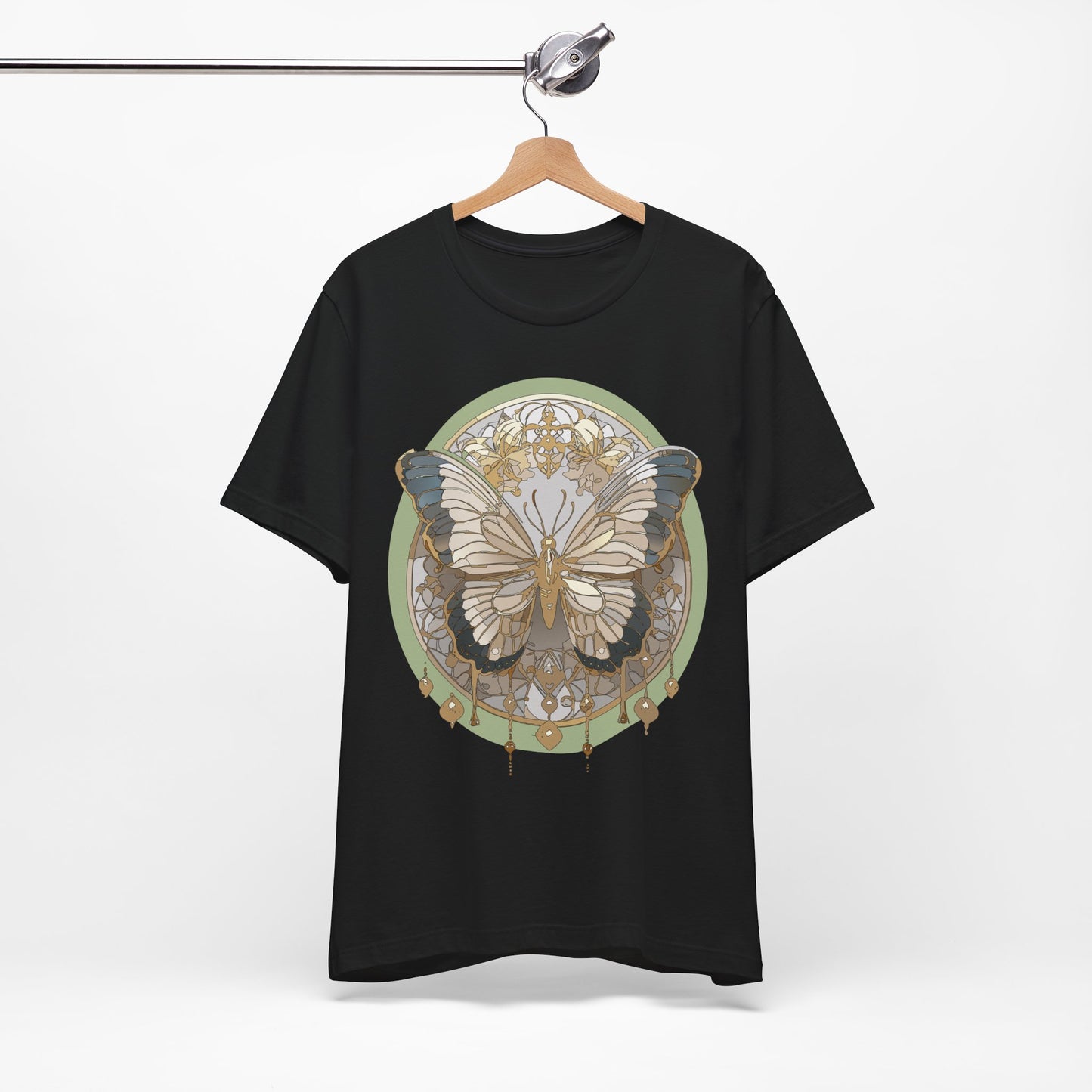 Butterfly Shirt, Shirt with Butterfly, Tee Shirt with Antique Butterfly