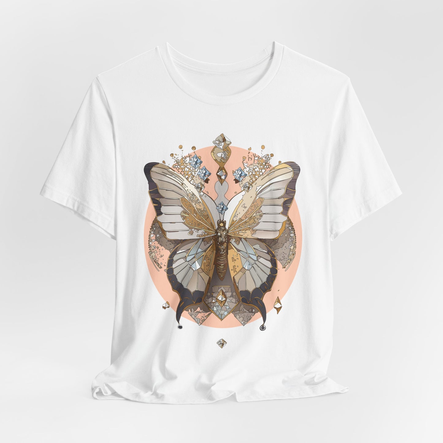 Butterfly Shirt, Shirt with Butterfly, Tee Shirt with Antique Butterfly