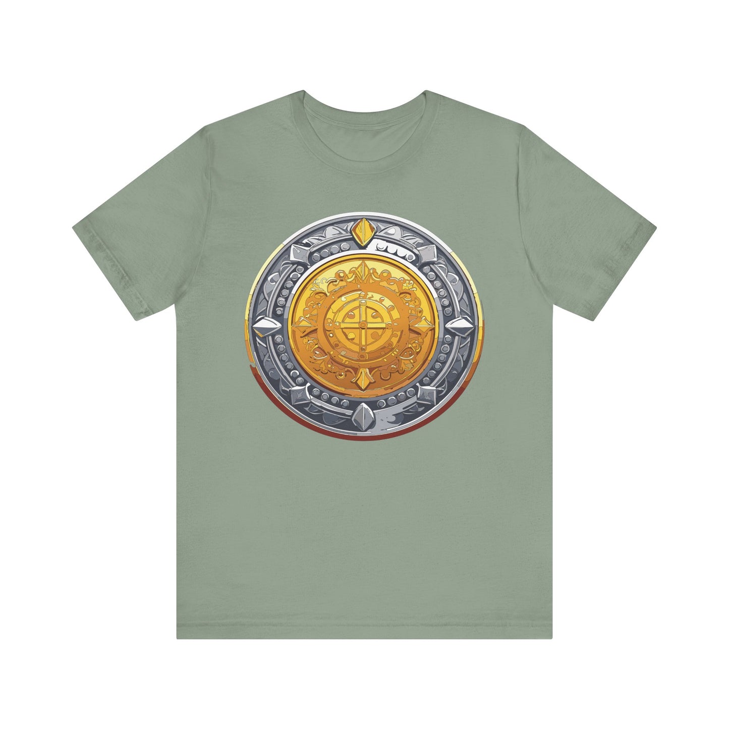 Coin Shirt, Shirt with Coin, Tee Shirt with Gold Coin, Shirt with Antique Coin