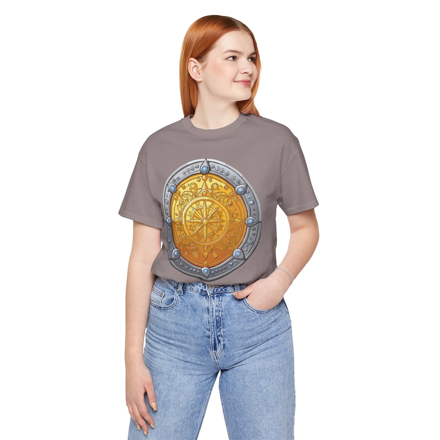 Coin Shirt, Shirt with Coin, Tee Shirt with Gold Coin, Shirt with Antique Coin