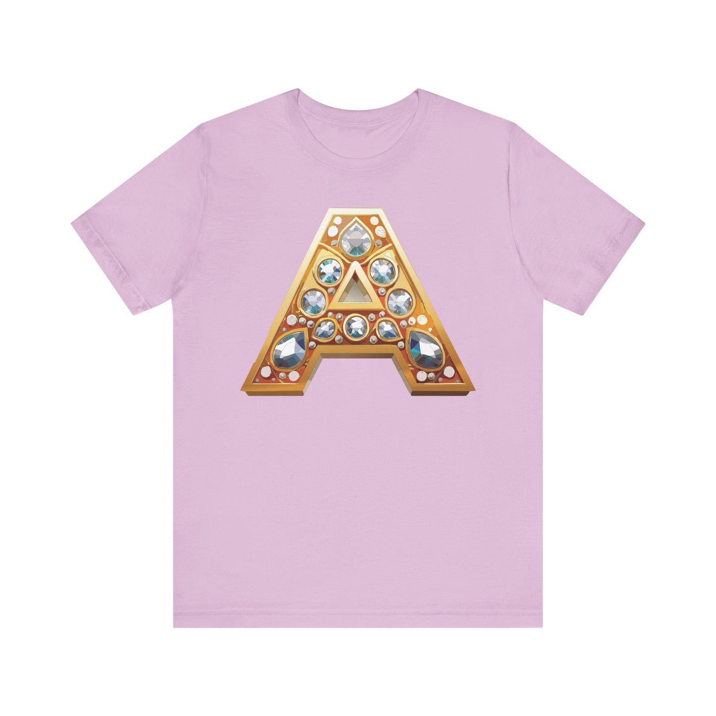 Letter Shirt, Shirt with Letters, Tee Shirt with Gold Letter, Shirt with Antique Letters