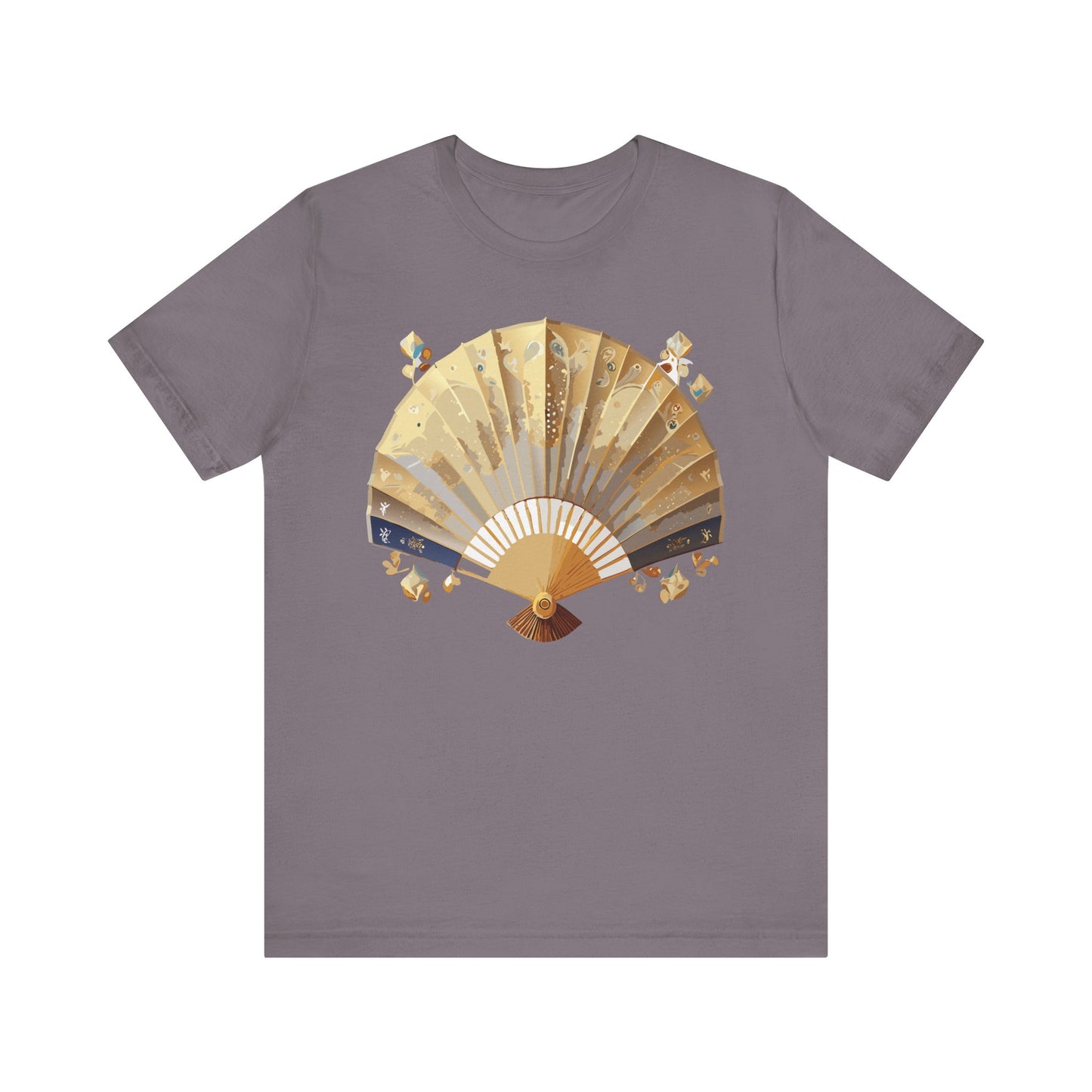 Fan shirt, Shirt with Fan, Tee Shirt with Gold Blower