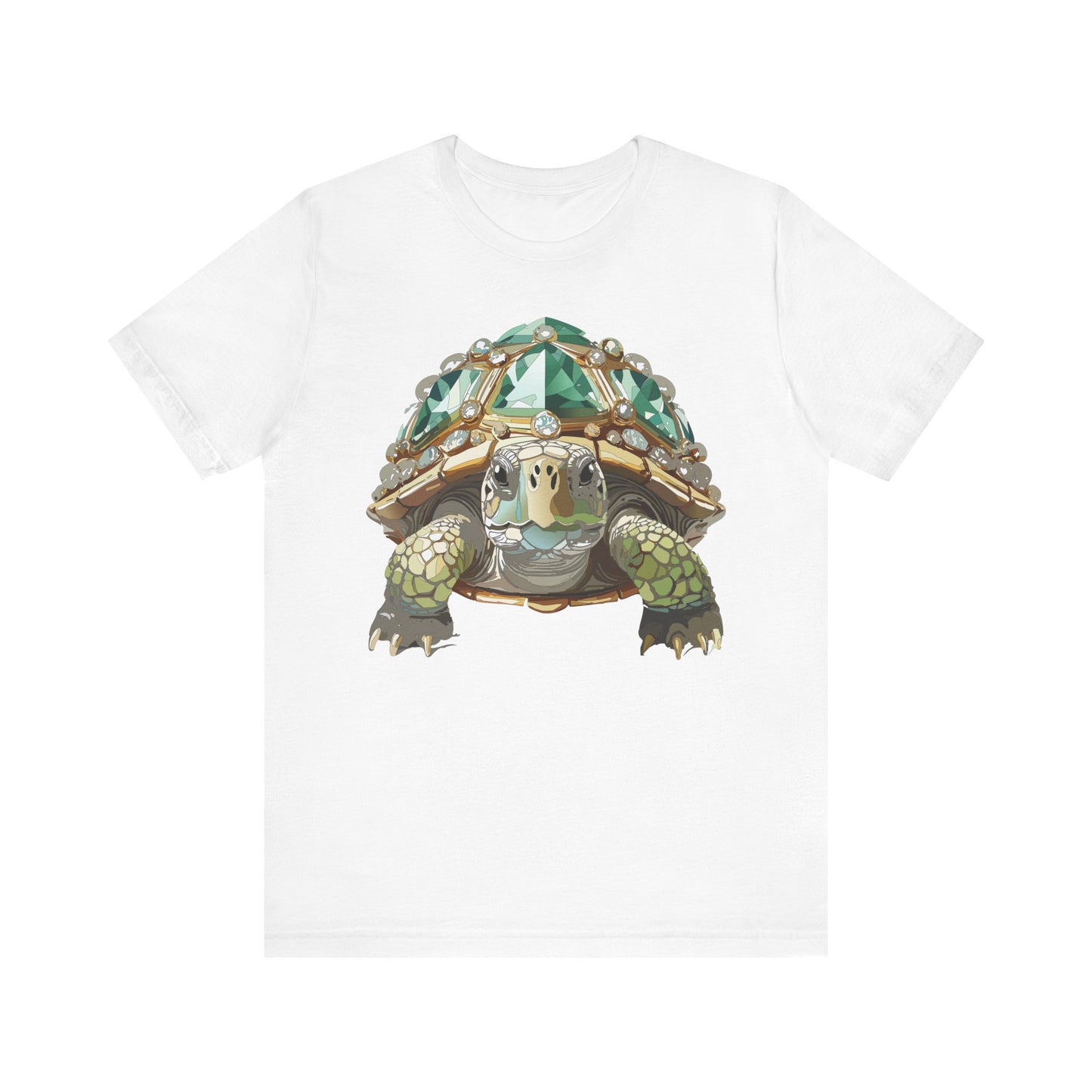Animal Shirt, Shirt with Animal, Tee Shirt with Gold Animal Medal, Shirt with Antique Animal Medallion