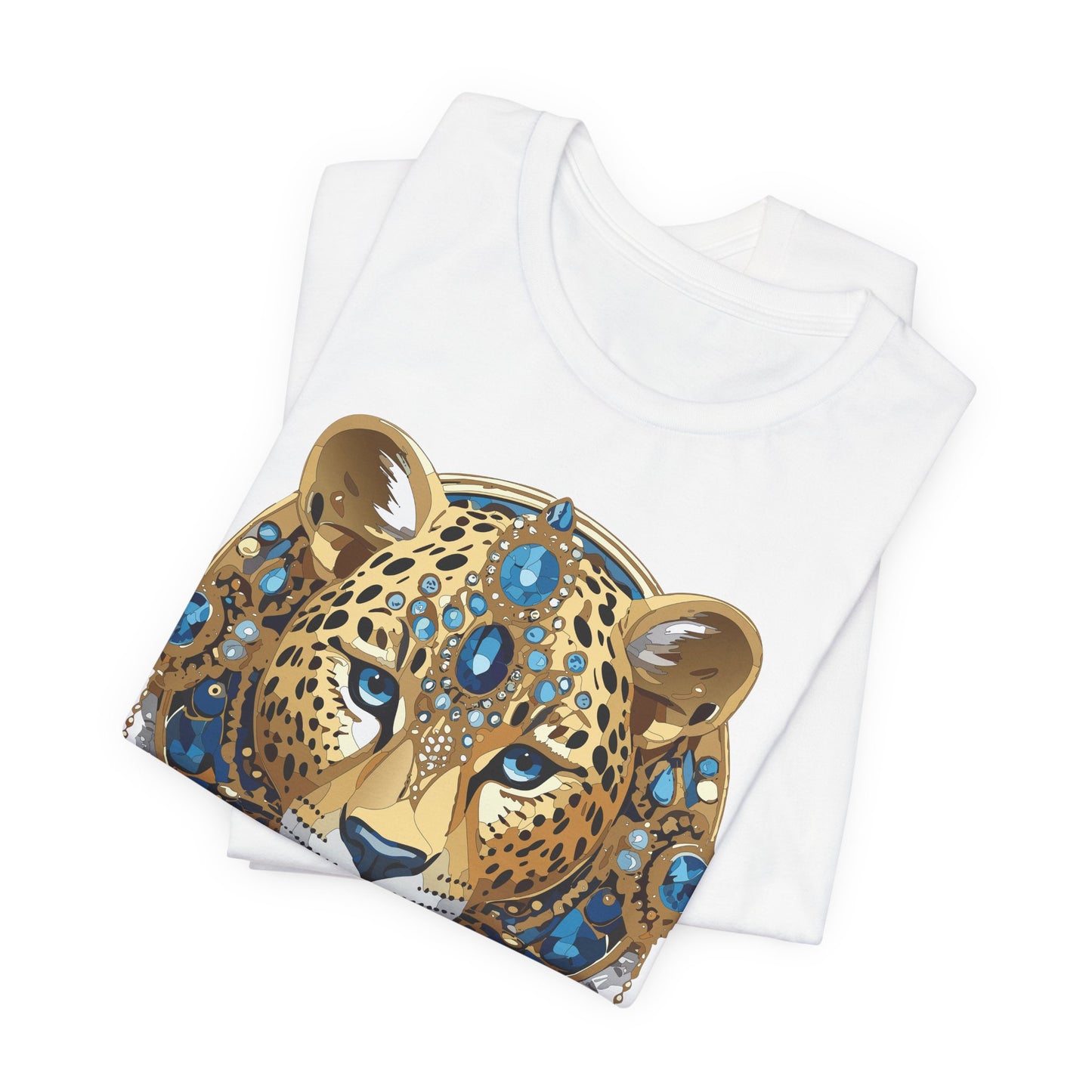 Animal Shirt, Shirt with Animal, Tee Shirt with Gold Animal Medal, Shirt with Antique Animal Medallion
