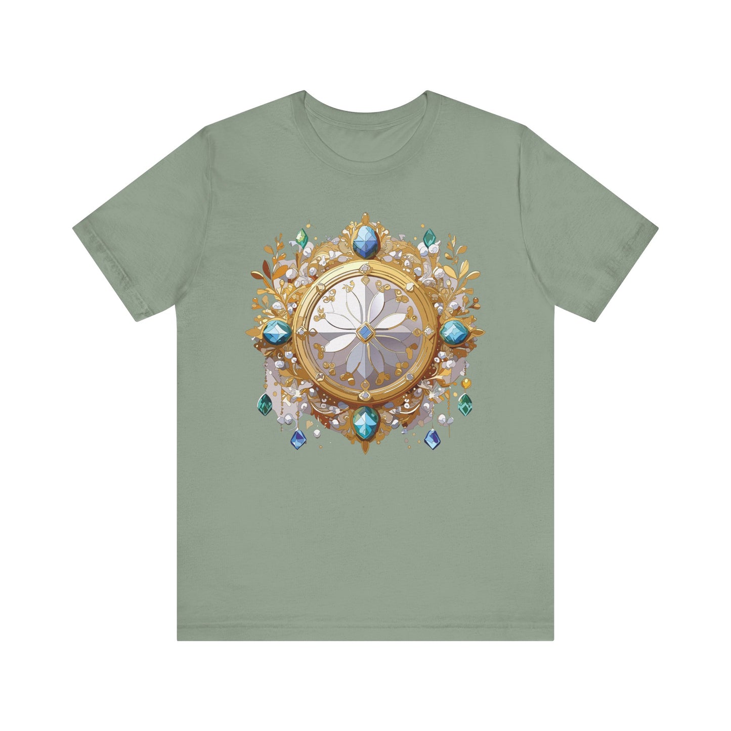 Medallion Shirt, Shirt with Medallion, Tee Shirt with Medal