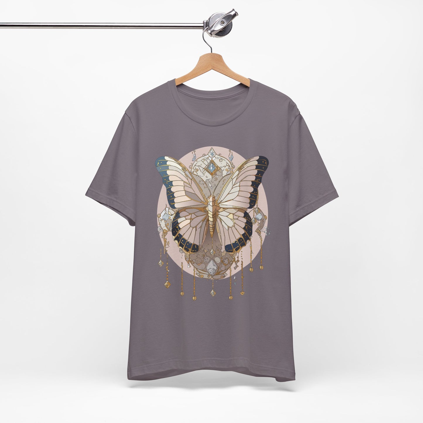Butterfly Shirt, Shirt with Butterfly, Tee Shirt with Antique Butterfly