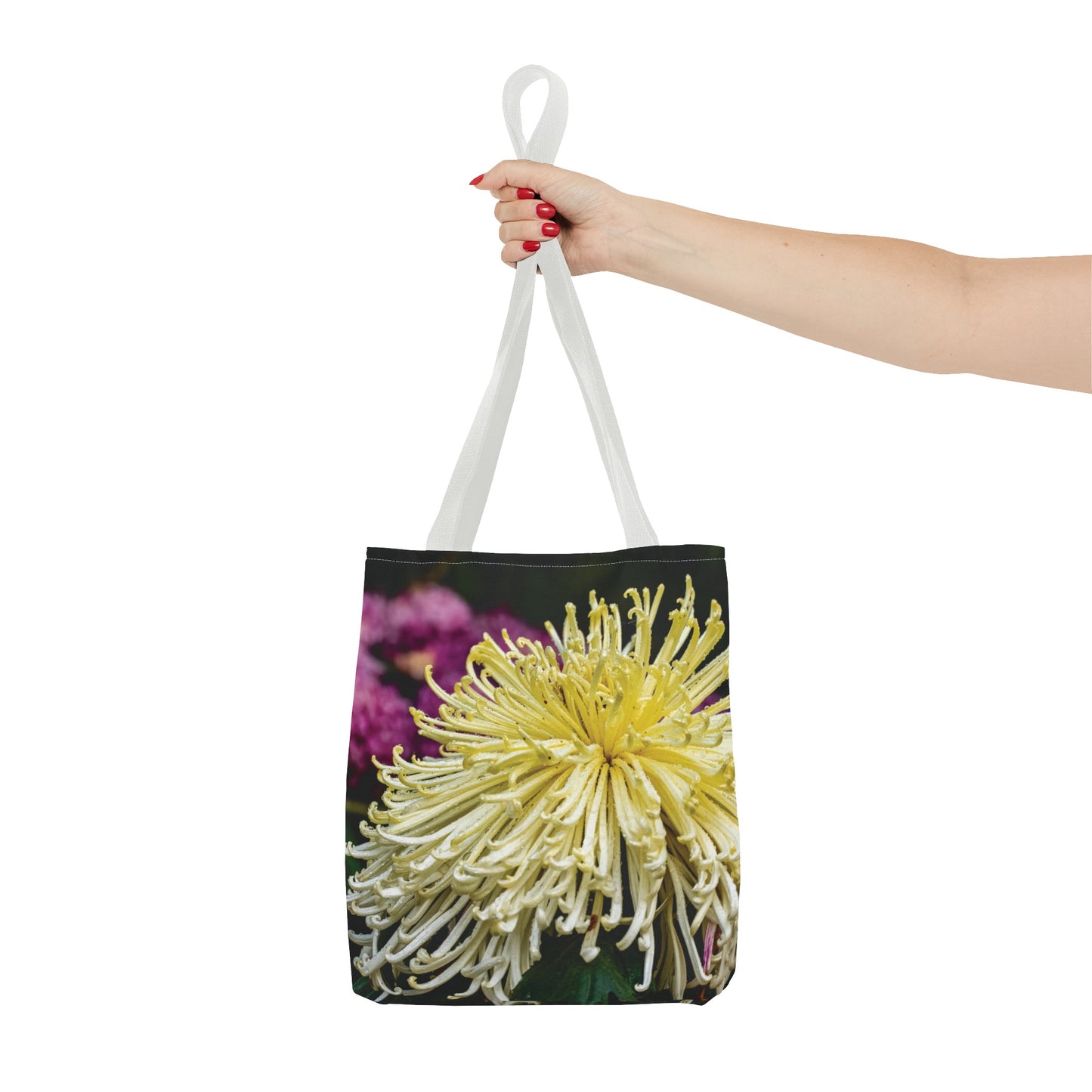 Canvas Bag with Floral Prints