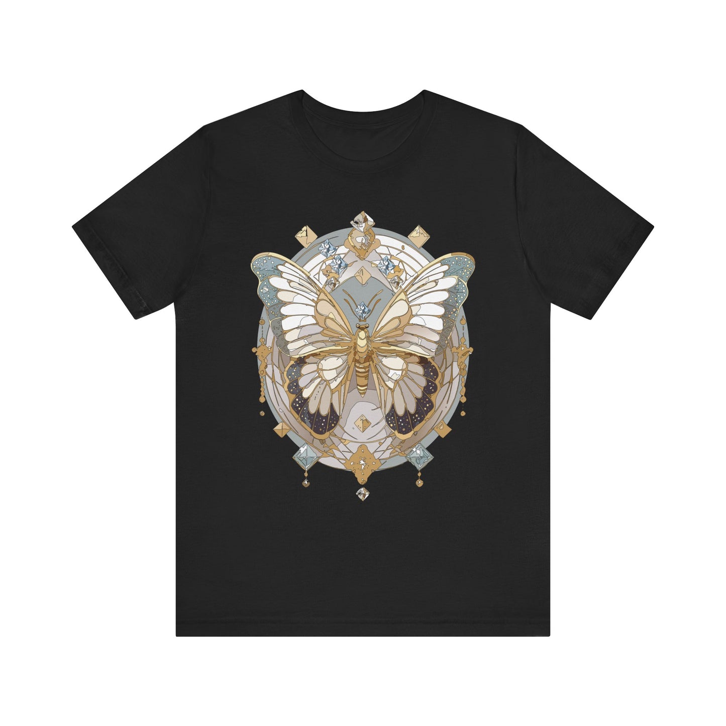 Butterfly Shirt, Shirt with Butterfly, Tee Shirt with Antique Butterfly