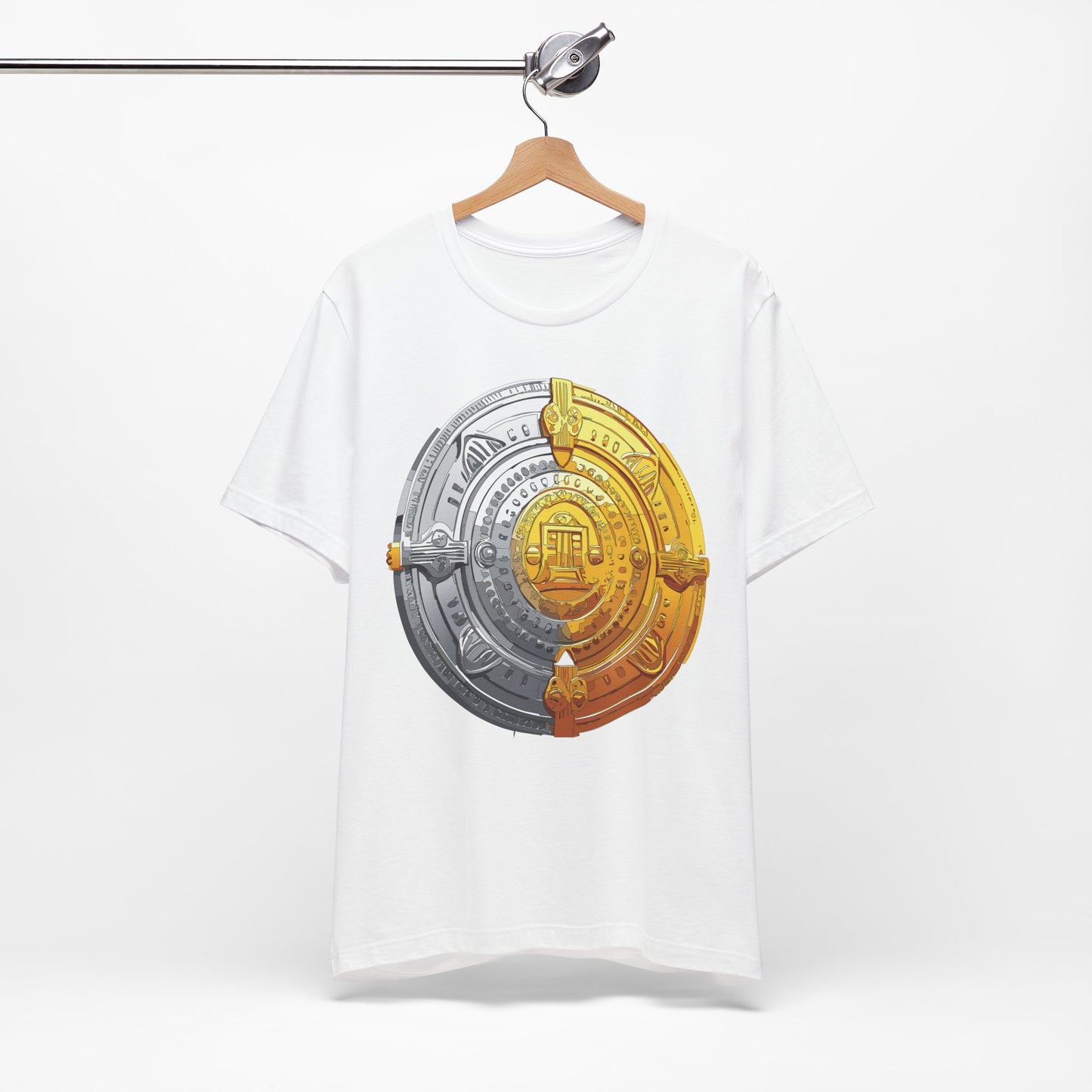 Coin Shirt, Shirt with Coin, Tee Shirt with Gold Coin, Shirt with Antique Coin
