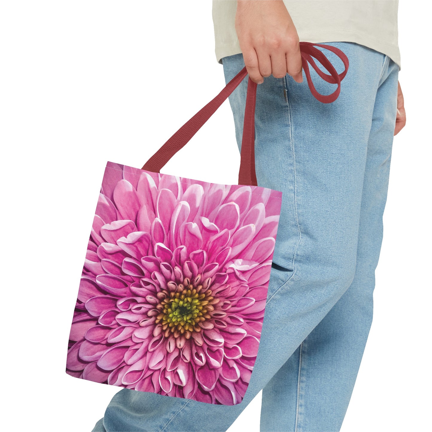 Canvas Bag with Floral Prints