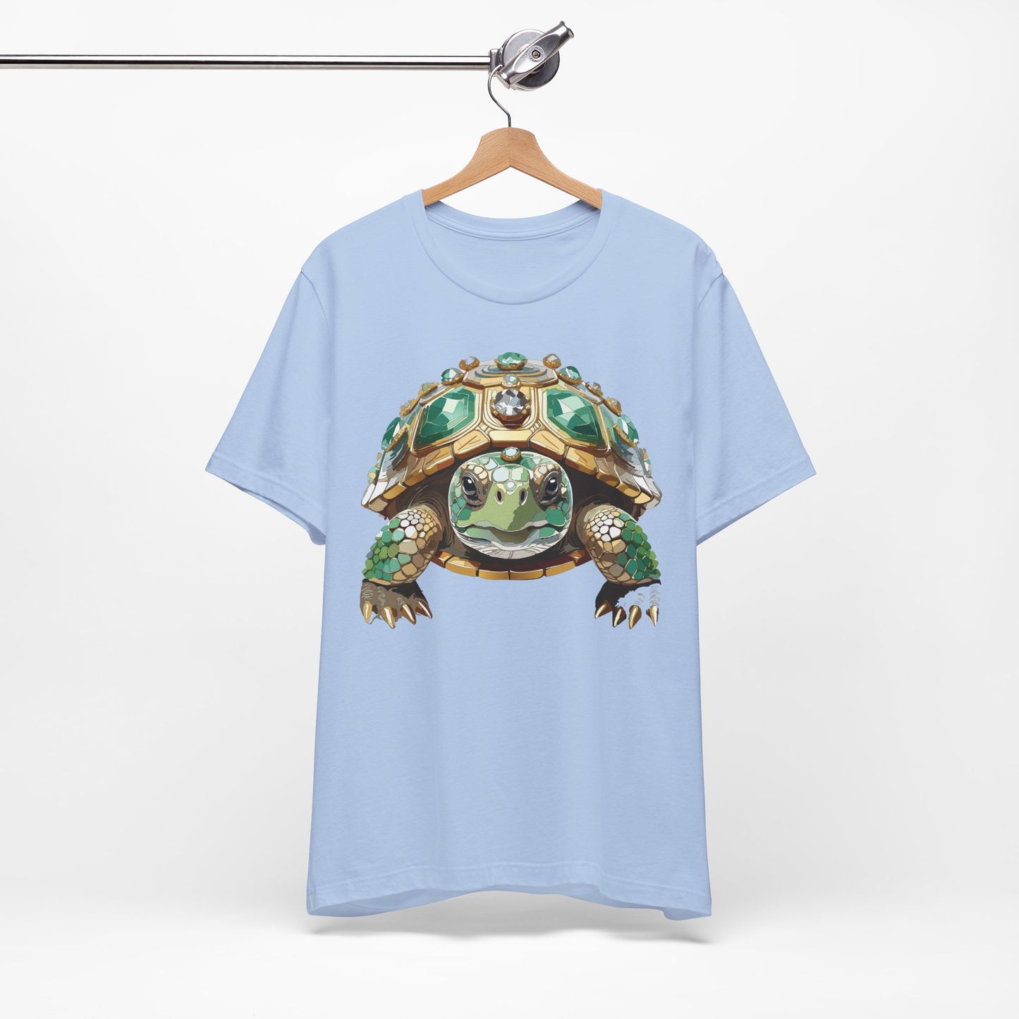 Animal Shirt, Shirt with Animal, Tee Shirt with Gold Animal Medal, Shirt with Antique Animal Medallion
