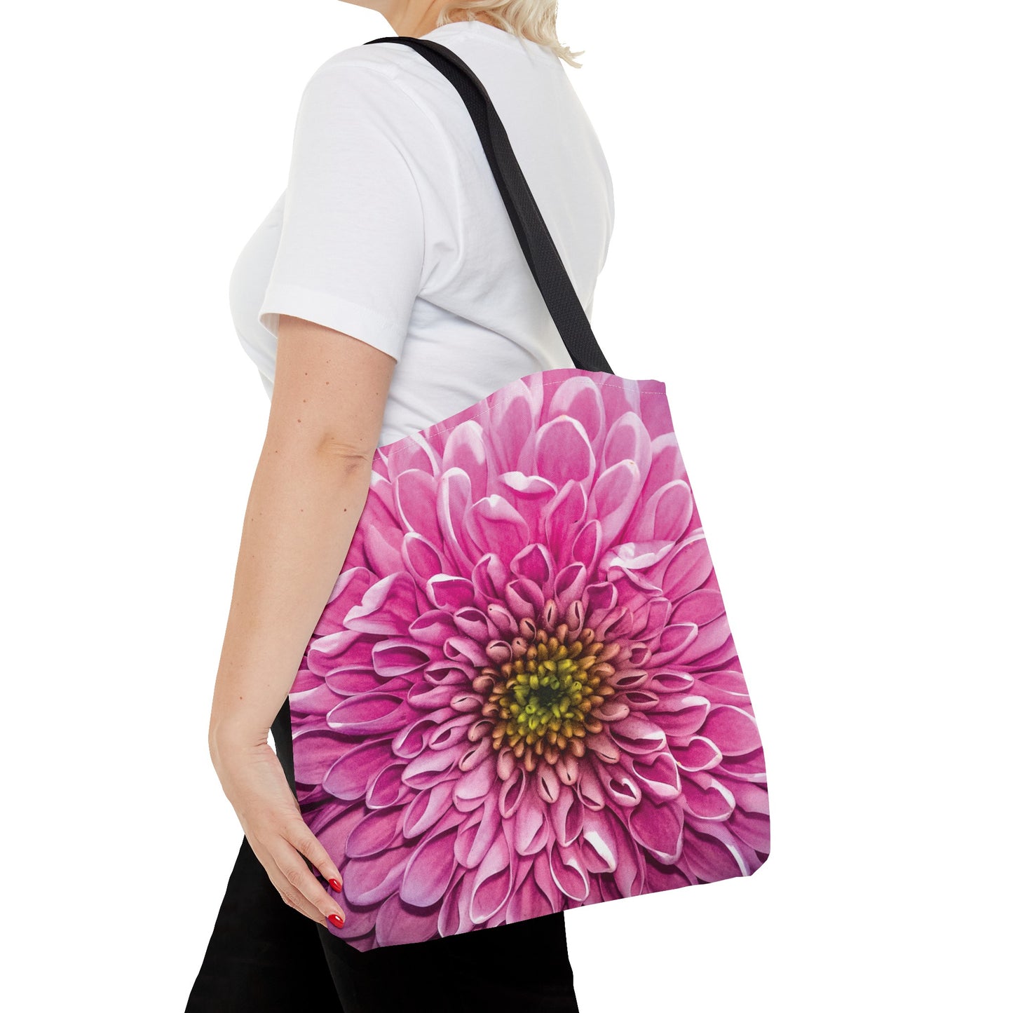 Canvas Bag with Floral Prints