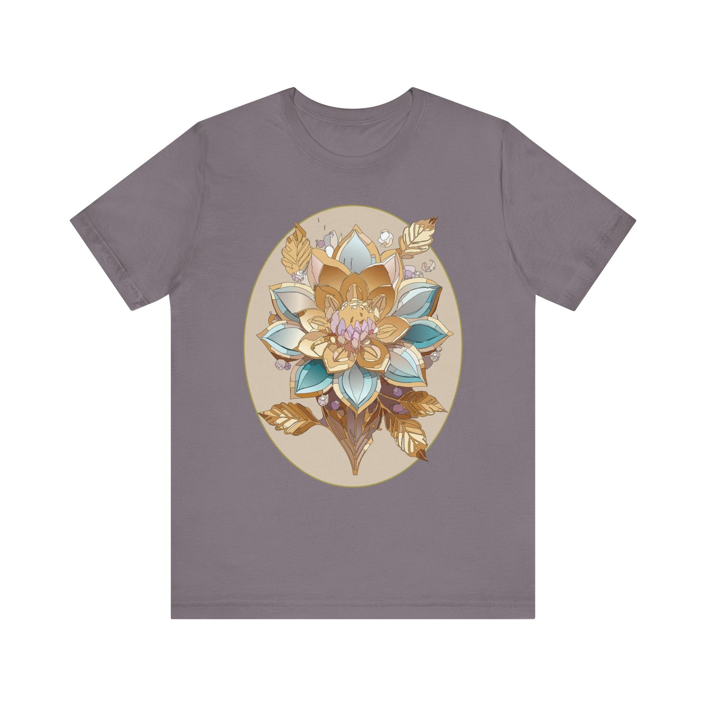 Floral Shirt, Flower Shirt, Tee Shirt with Antique Flower