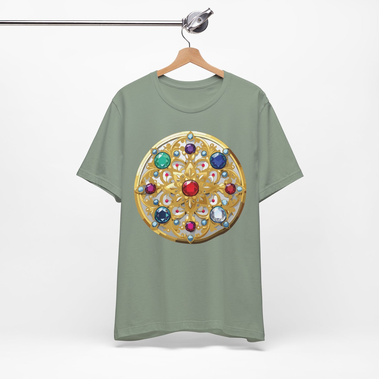 Medallion Shirt, Shirt with Medallion, Tee Shirt with Medal
