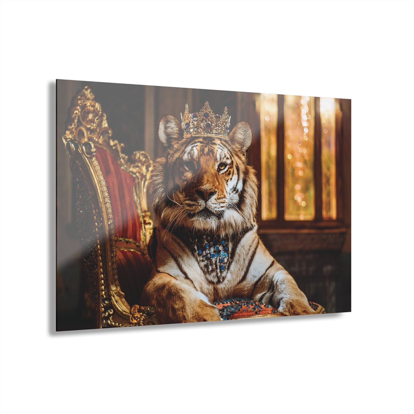 Crown Tiger Wall Decor, Wall Art Decor with Animals 2