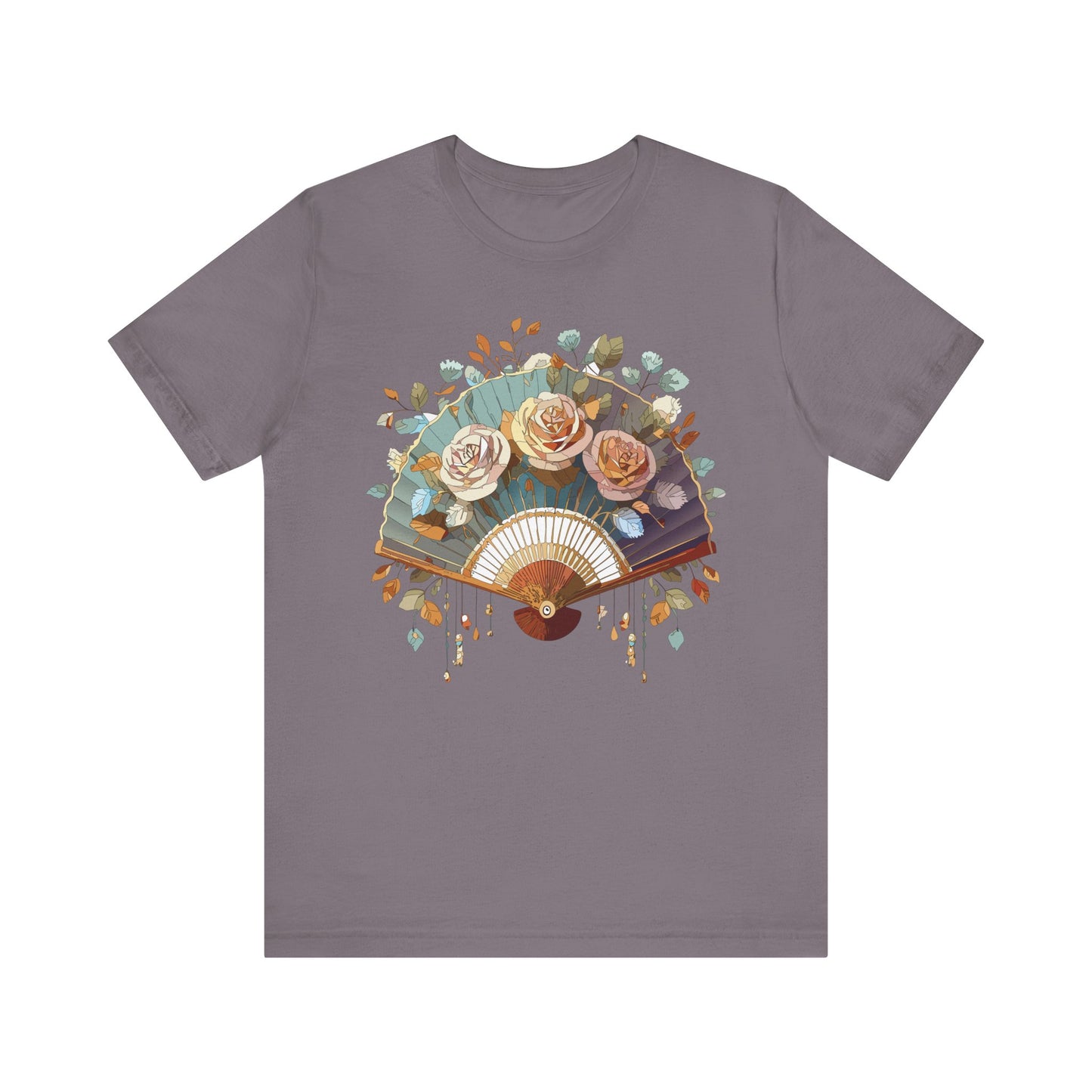Fan shirt, Shirt with Fan, Tee Shirt with Gold Blower