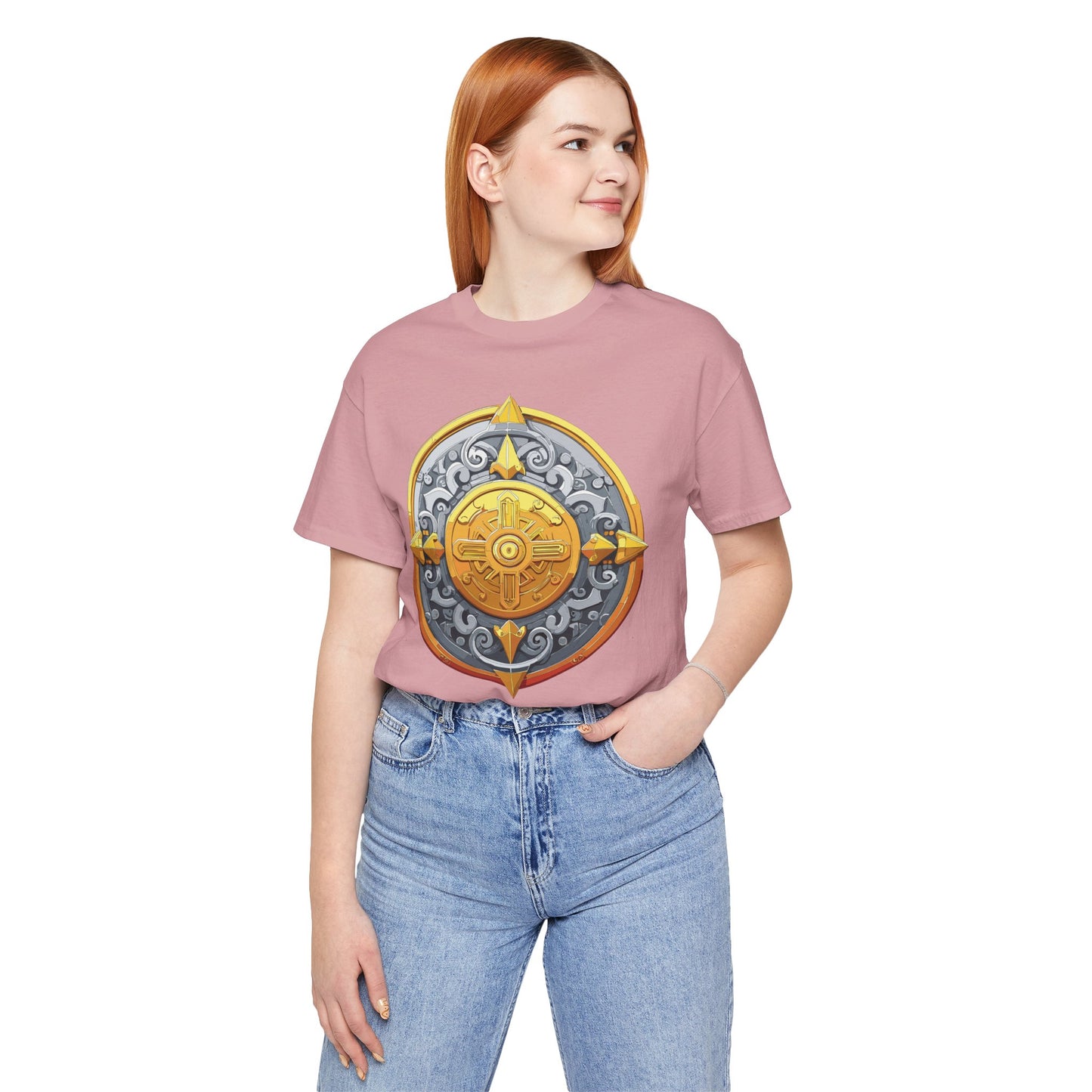 Coin Shirt, Shirt with Coin, Tee Shirt with Gold Coin, Shirt with Antique Coin