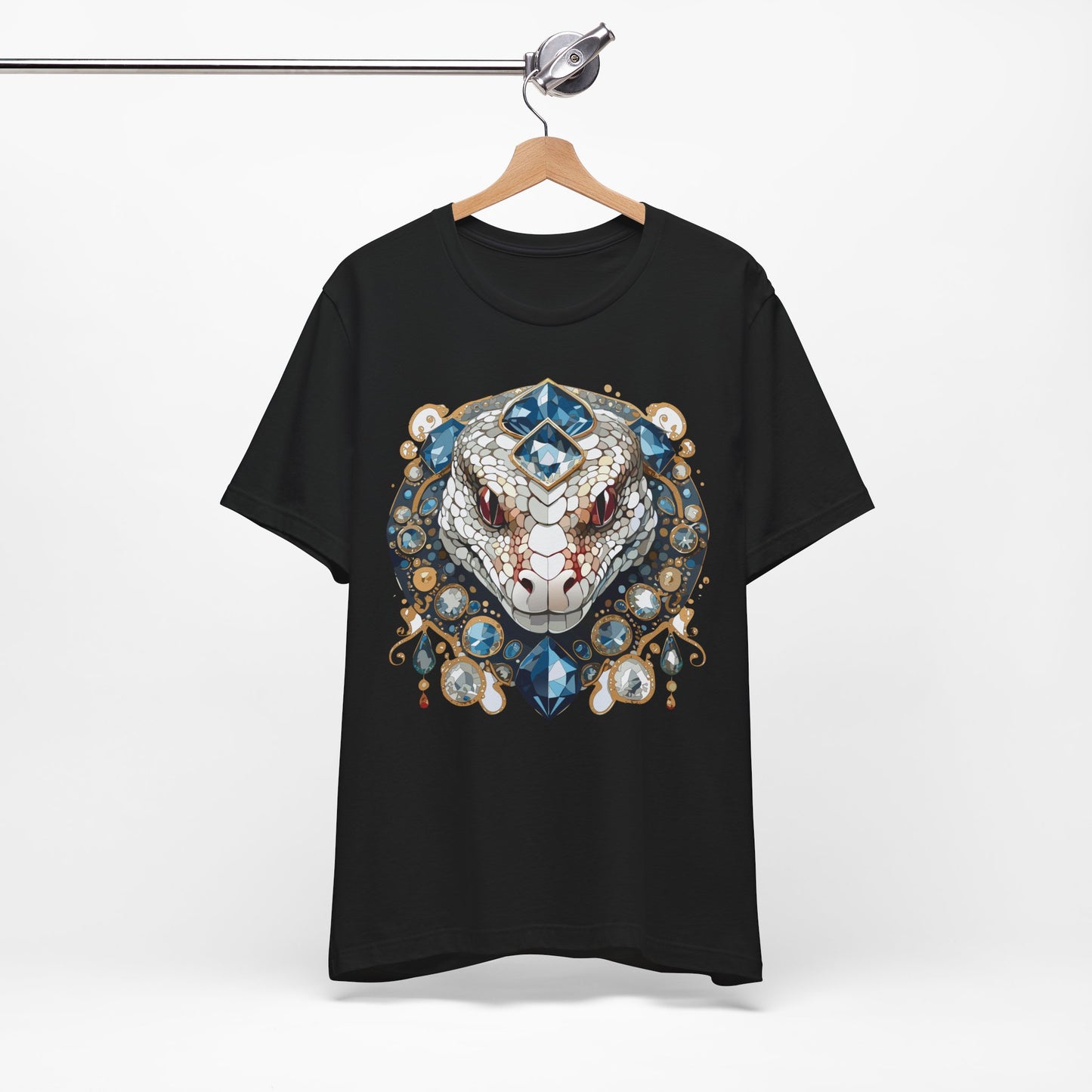 Animal Shirt, Shirt with Animal, Tee Shirt with Gold Animal Medal, Shirt with Antique Animal Medallion