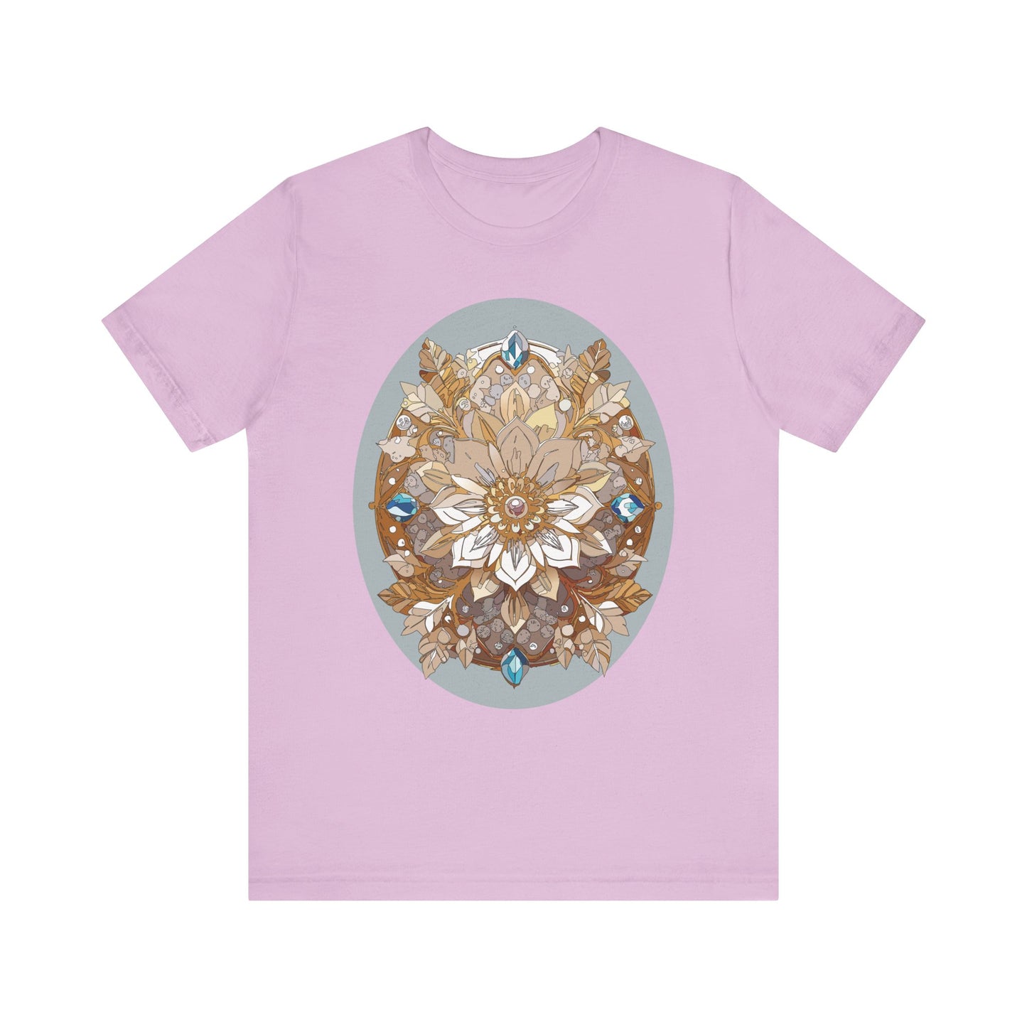 Floral Shirt, Flower Shirt, Tee Shirt with Antique Flower