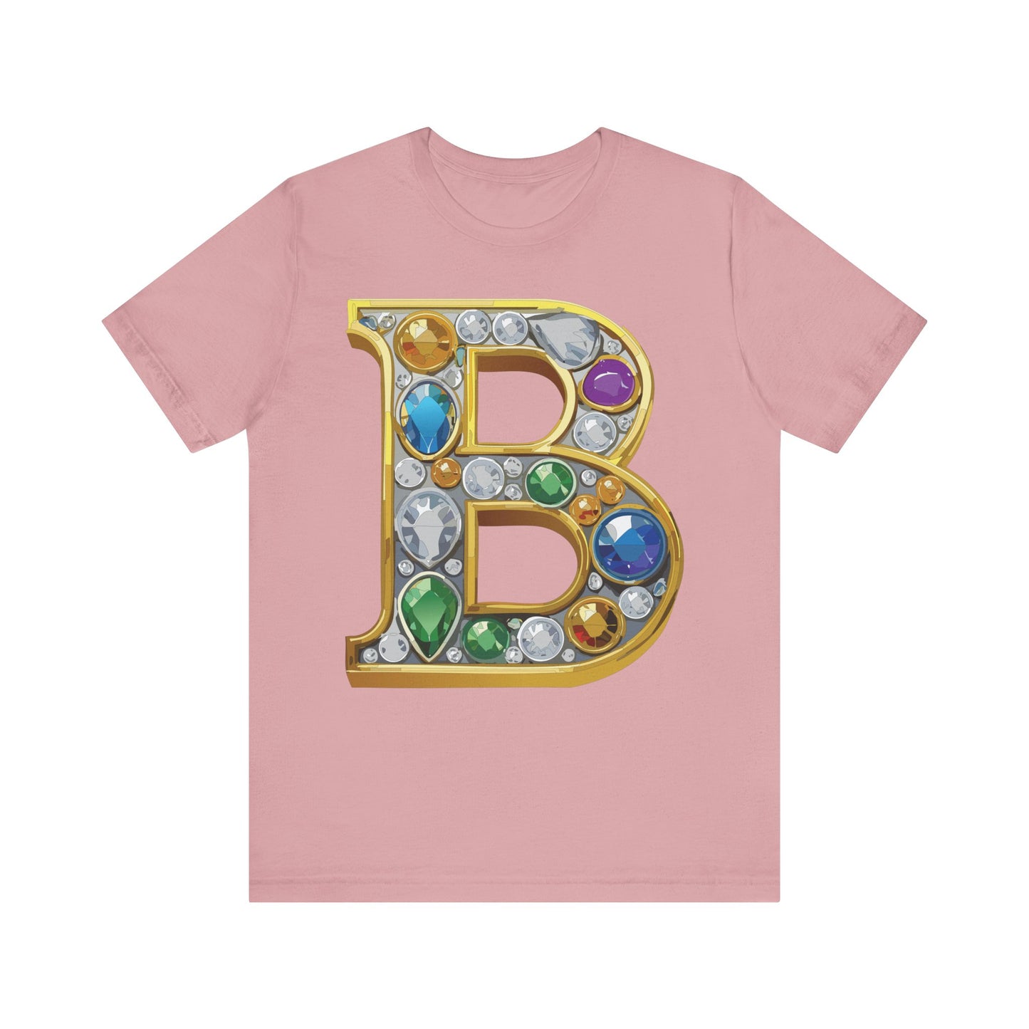 Letter Shirt, Shirt with Letters, Tee Shirt with Gold Letter, Shirt with Antique Letters