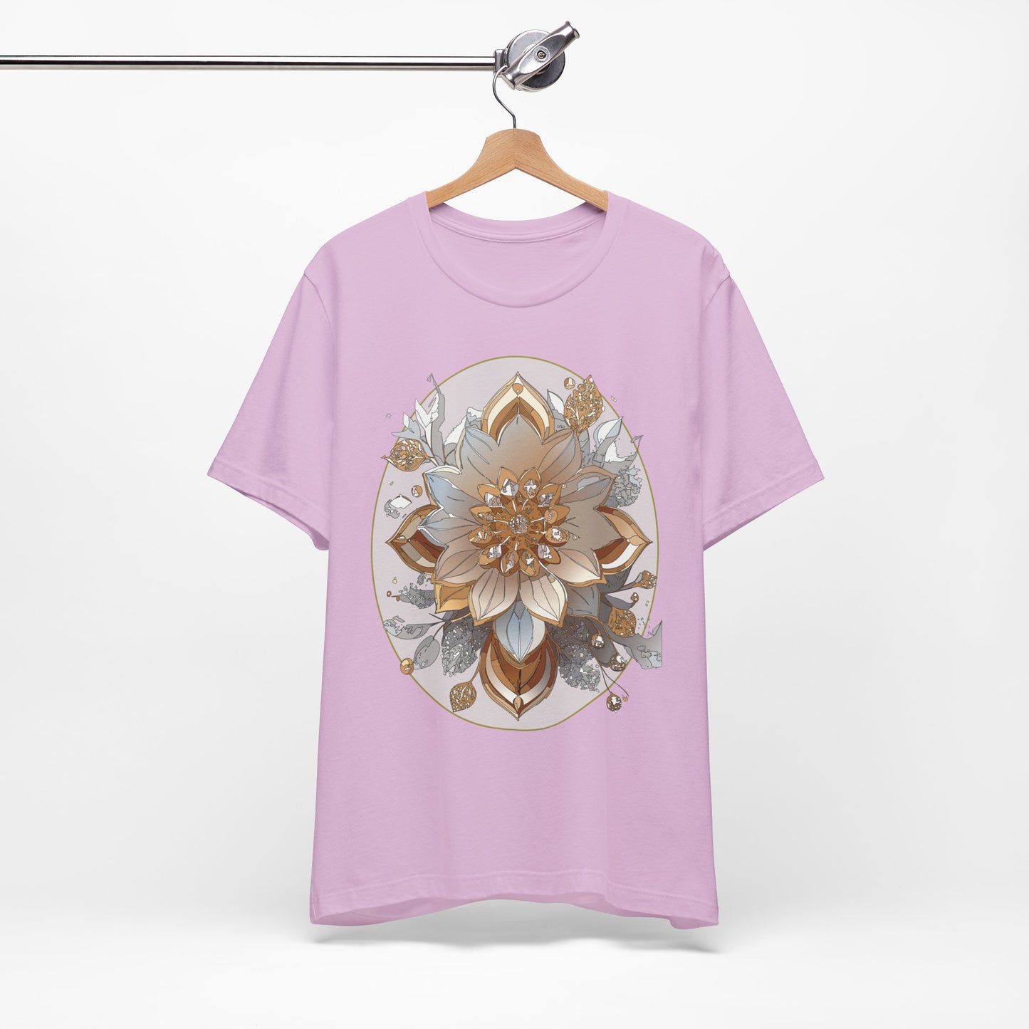 Floral Shirt, Flower Shirt, Tee Shirt with Antique Flower
