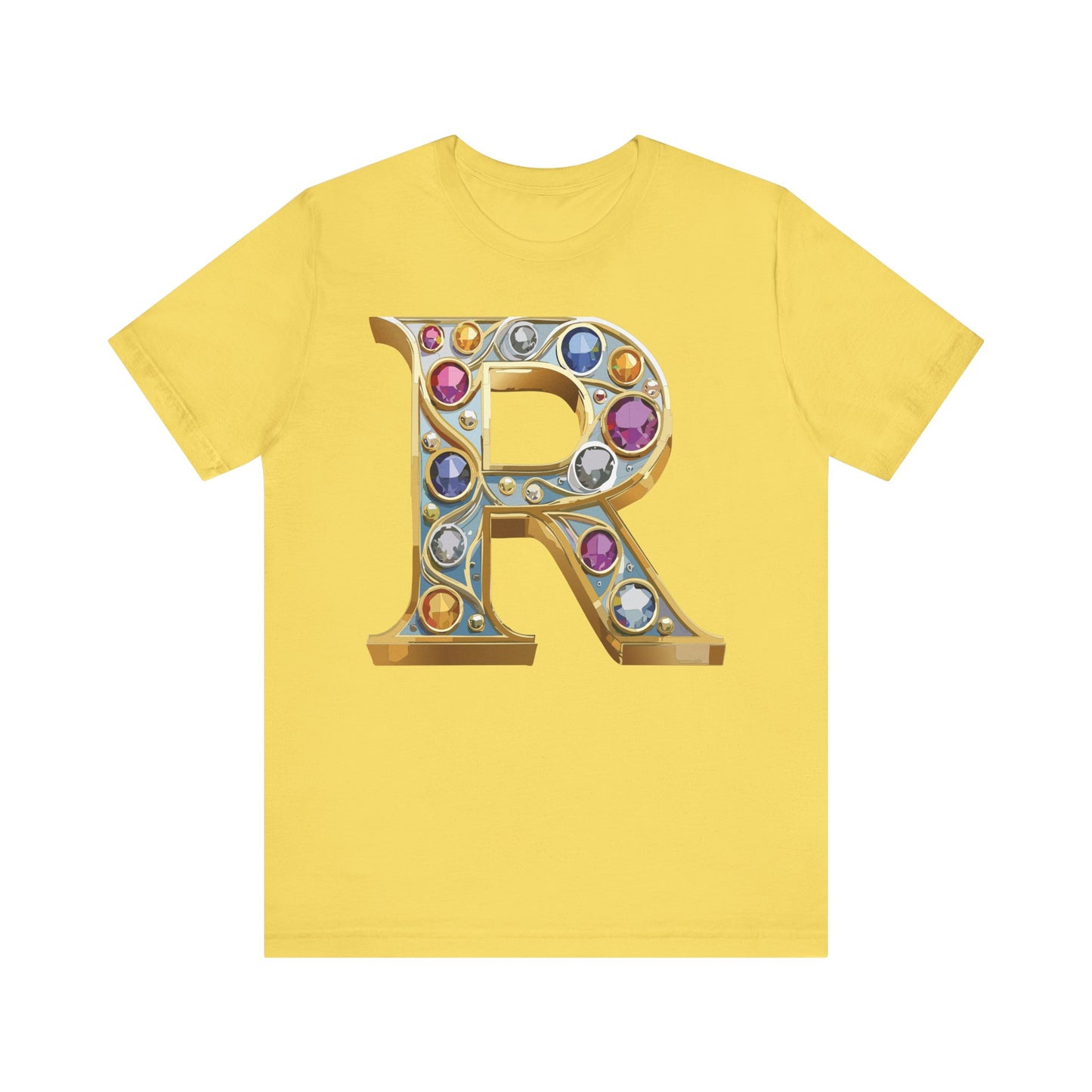 Letter Shirt, Shirt with Letters, Tee Shirt with Gold Letter, Shirt with Antique Letters