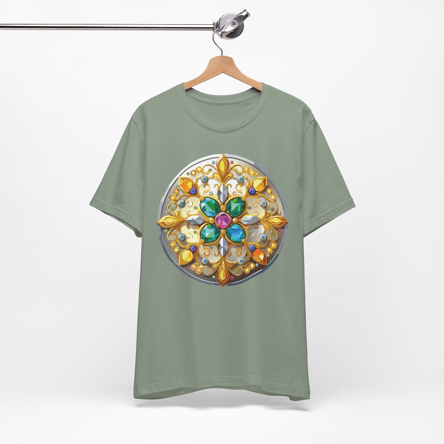 Medallion Shirt, Shirt with Medallion, Tee Shirt with Medal