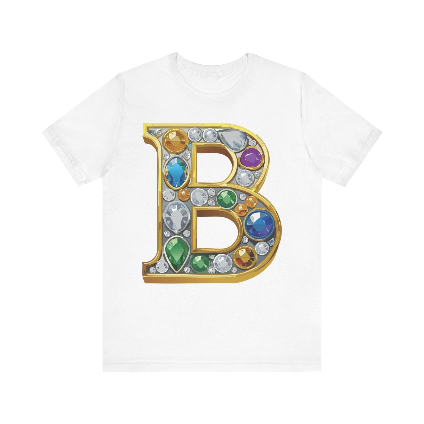 Letter Shirt, Shirt with Letters, Tee Shirt with Gold Letter, Shirt with Antique Letters