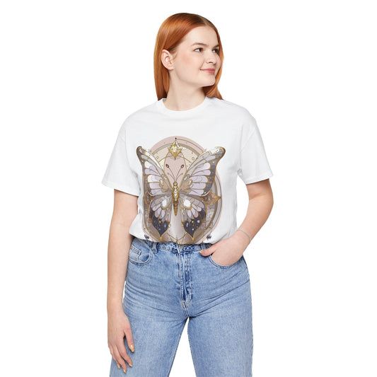 Butterfly Shirt, Shirt with Butterfly, Tee Shirt with Antique Butterfly