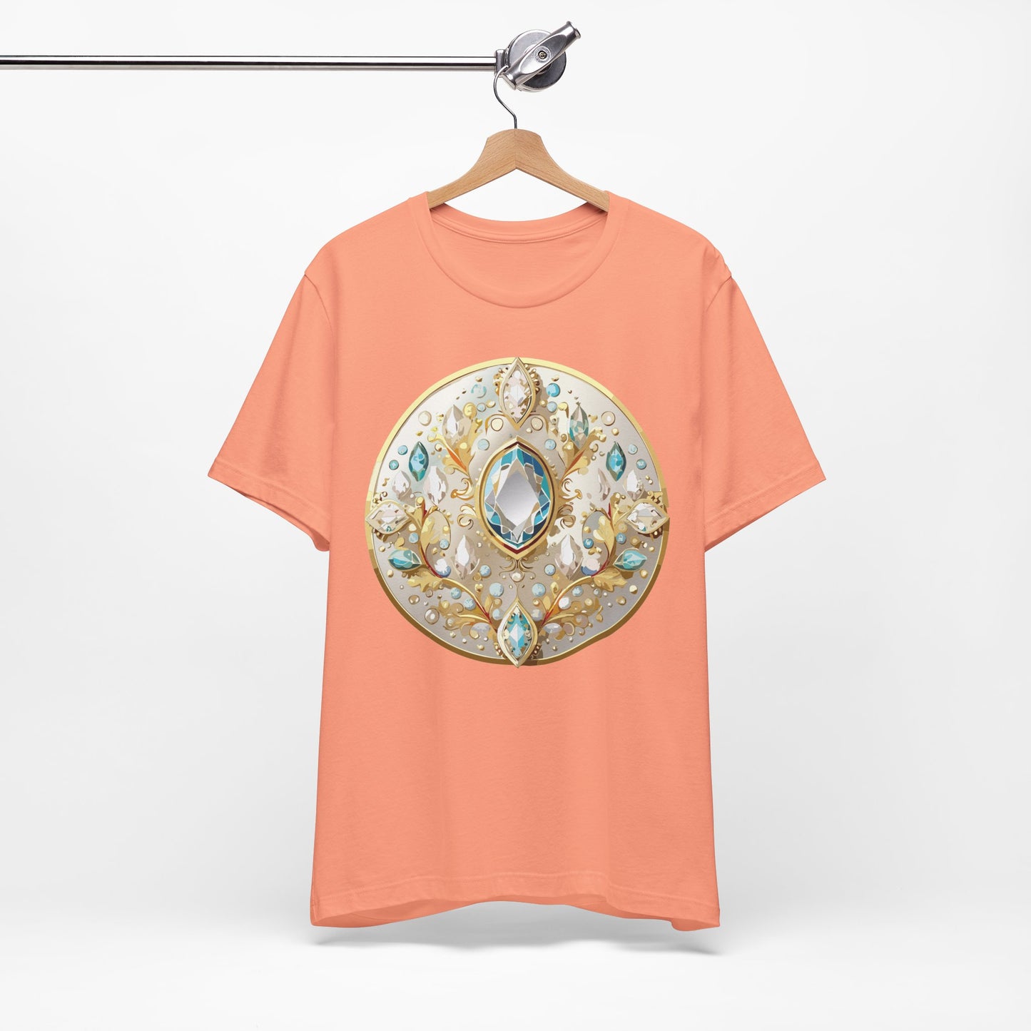 Medallion Shirt, Shirt with Medallion, Tee Shirt with Medal