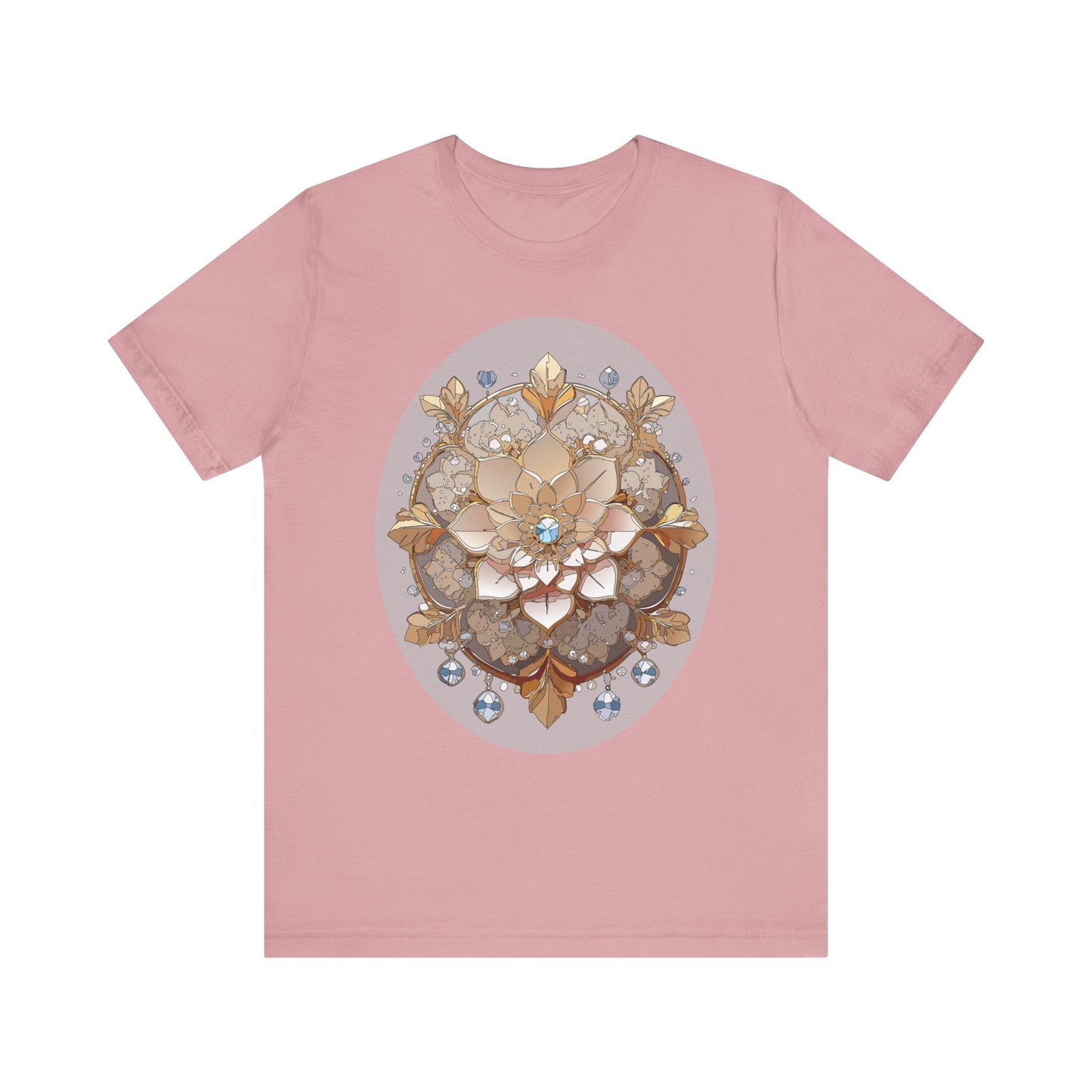 Floral Shirt, Flower Shirt, Tee Shirt with Antique Flower
