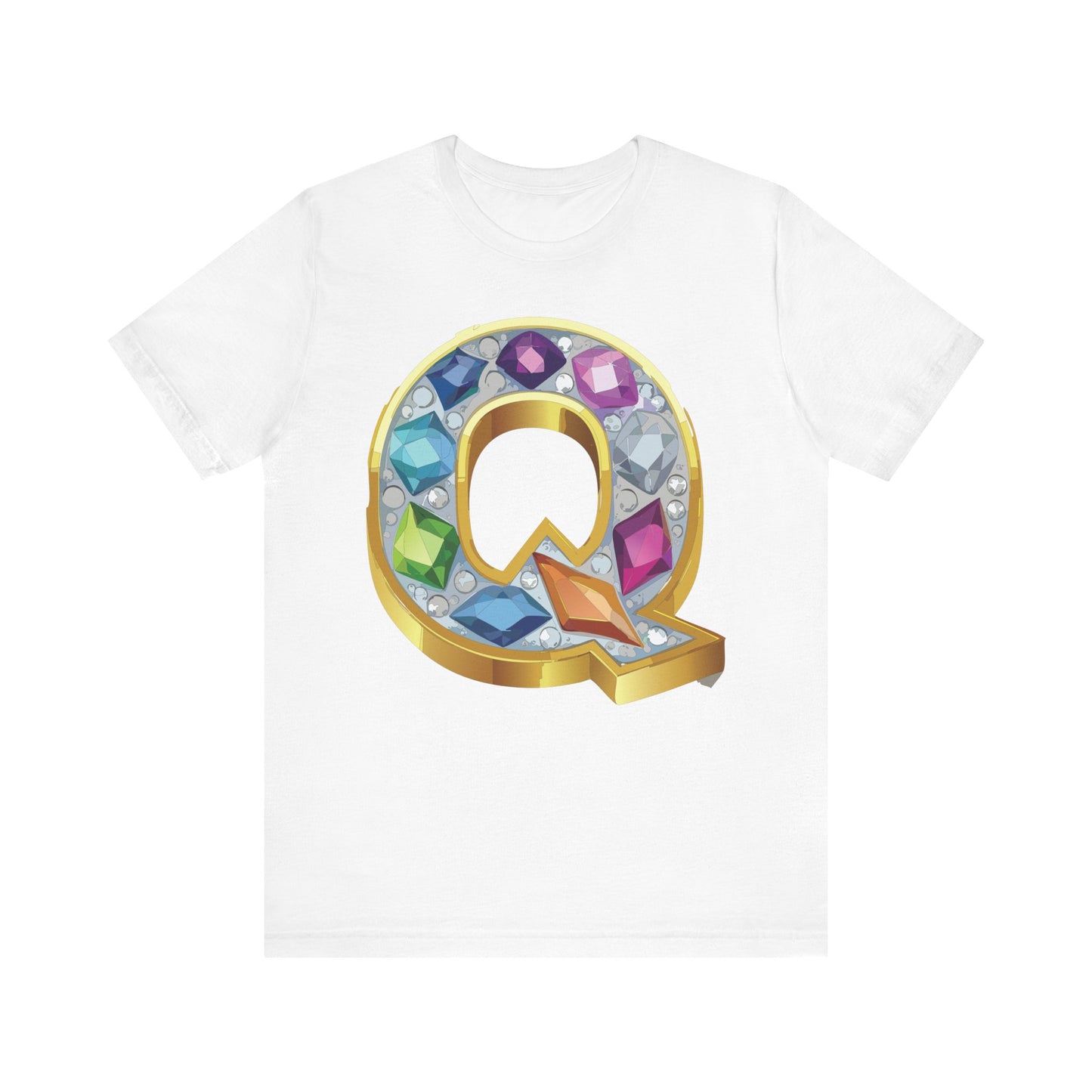 Letter Shirt, Shirt with Letters, Tee Shirt with Gold Letter, Shirt with Antique Letters