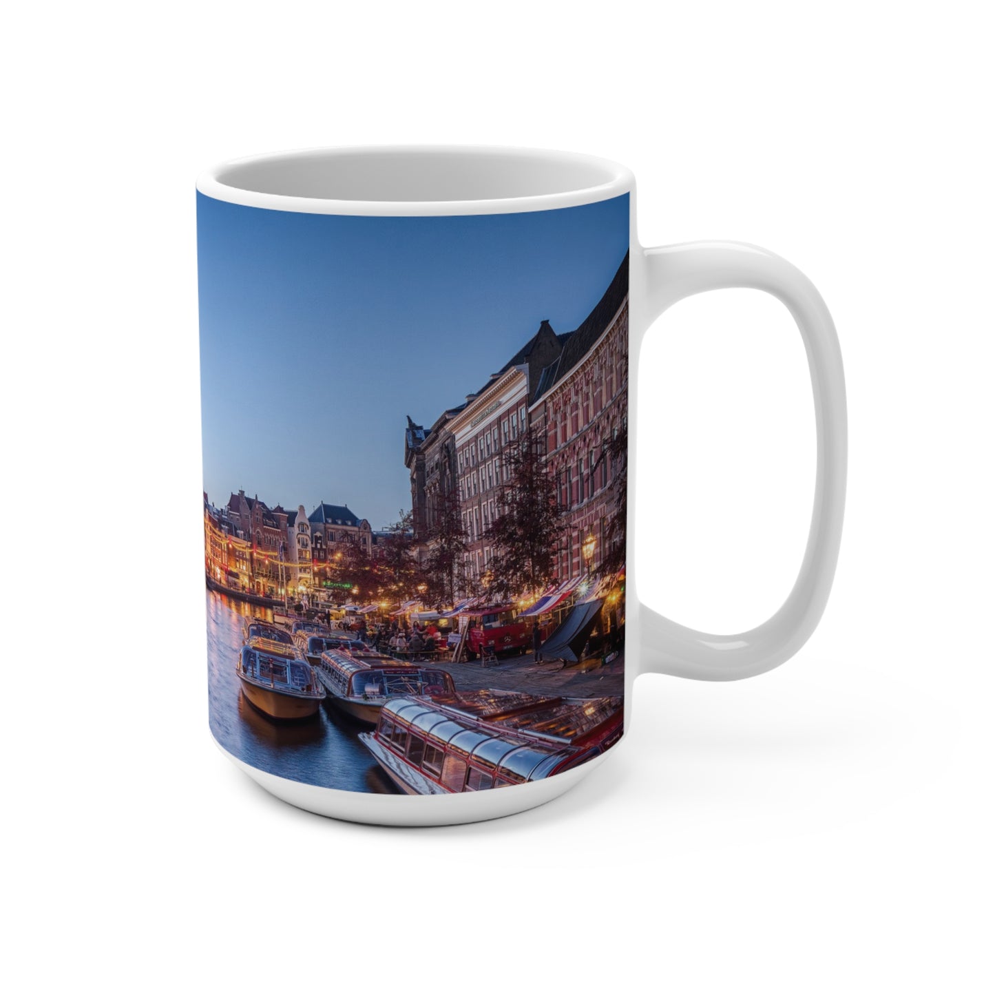 Coffee & Tea Mug with City prints, 15oz