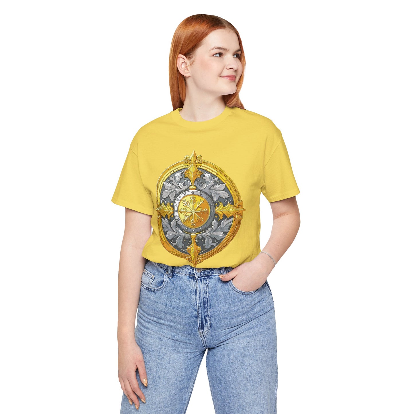 Coin Shirt, Shirt with Coin, Tee Shirt with Gold Coin, Shirt with Antique Coin