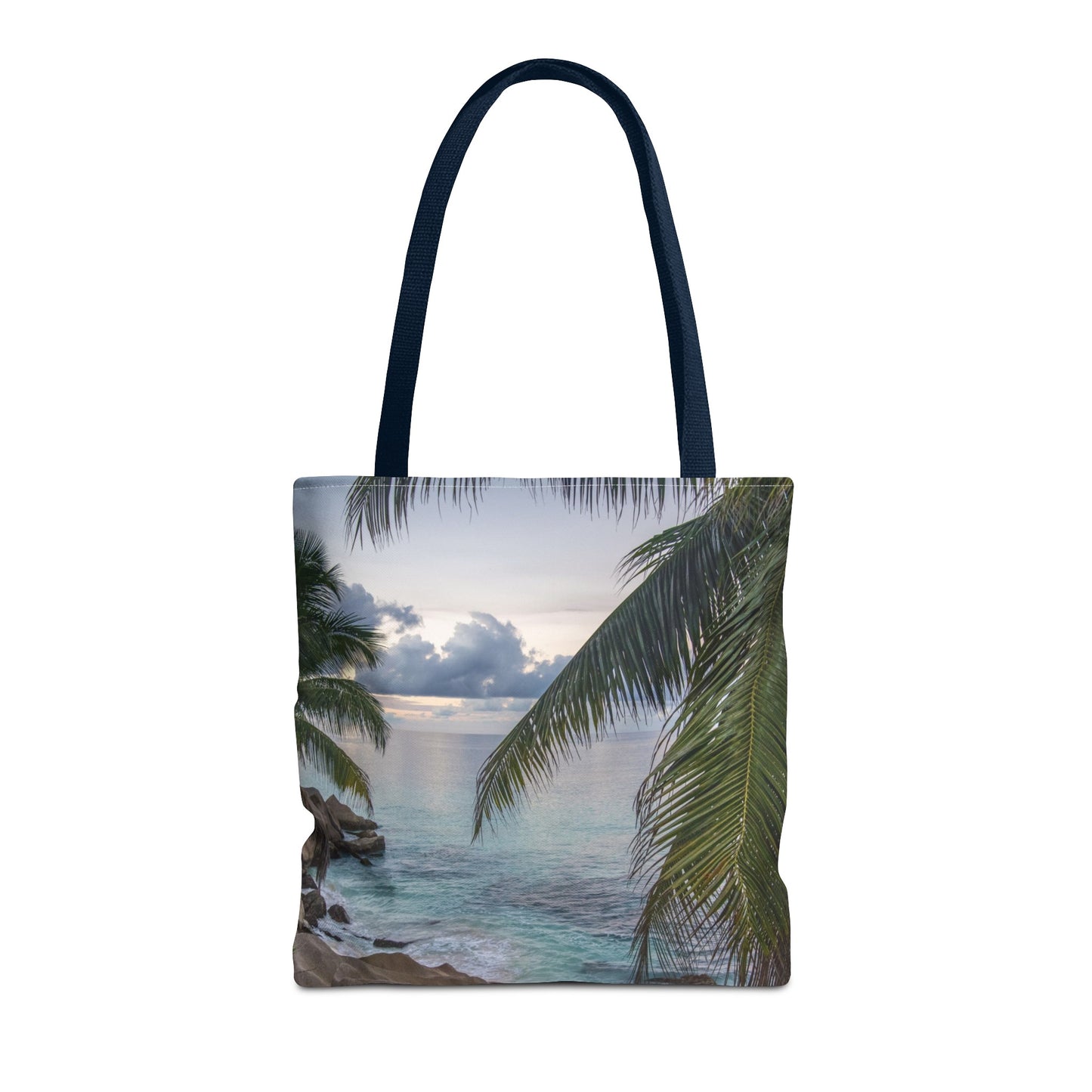 Canvas Bag with Beach Prints