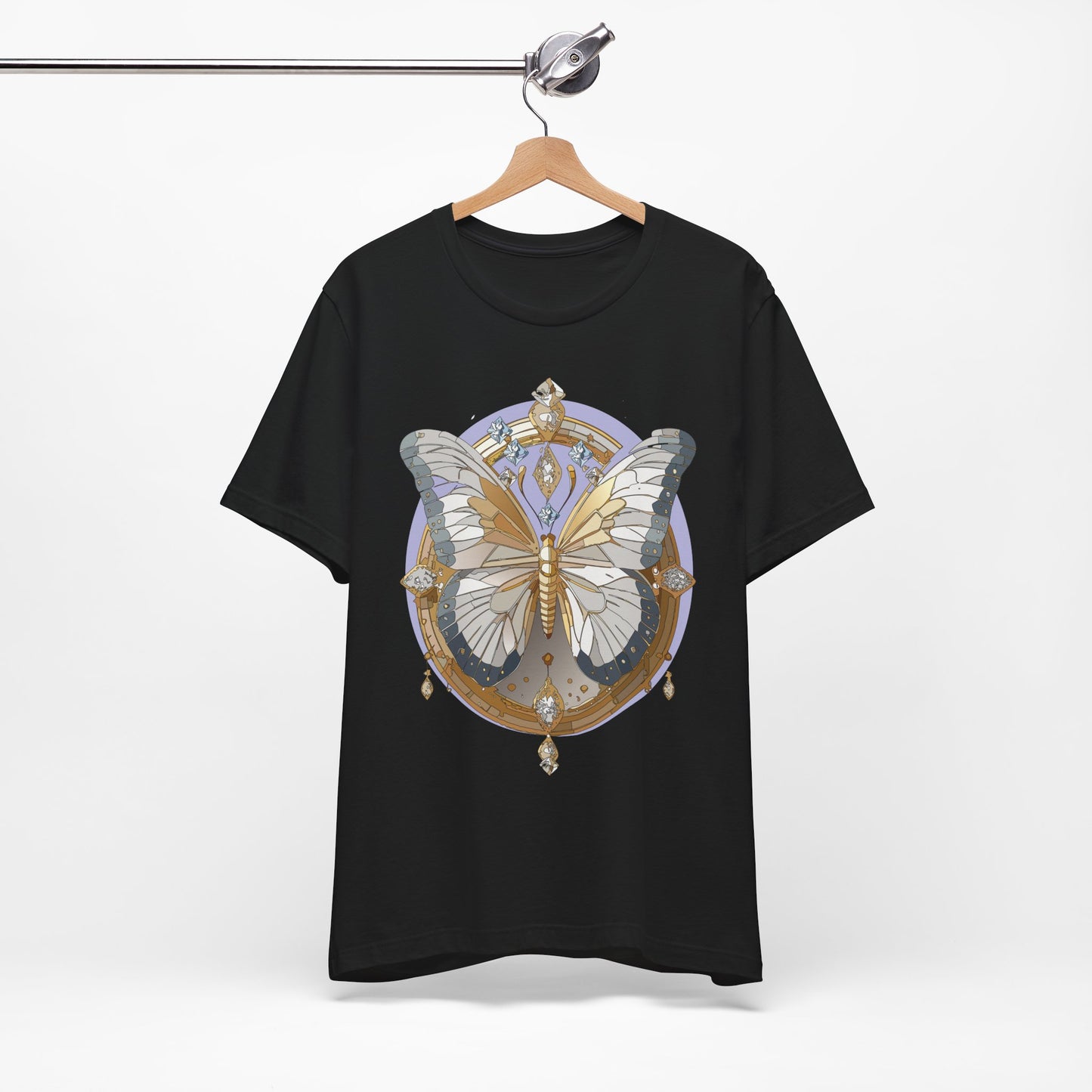 Butterfly Shirt, Shirt with Butterfly, Tee Shirt with Antique Butterfly