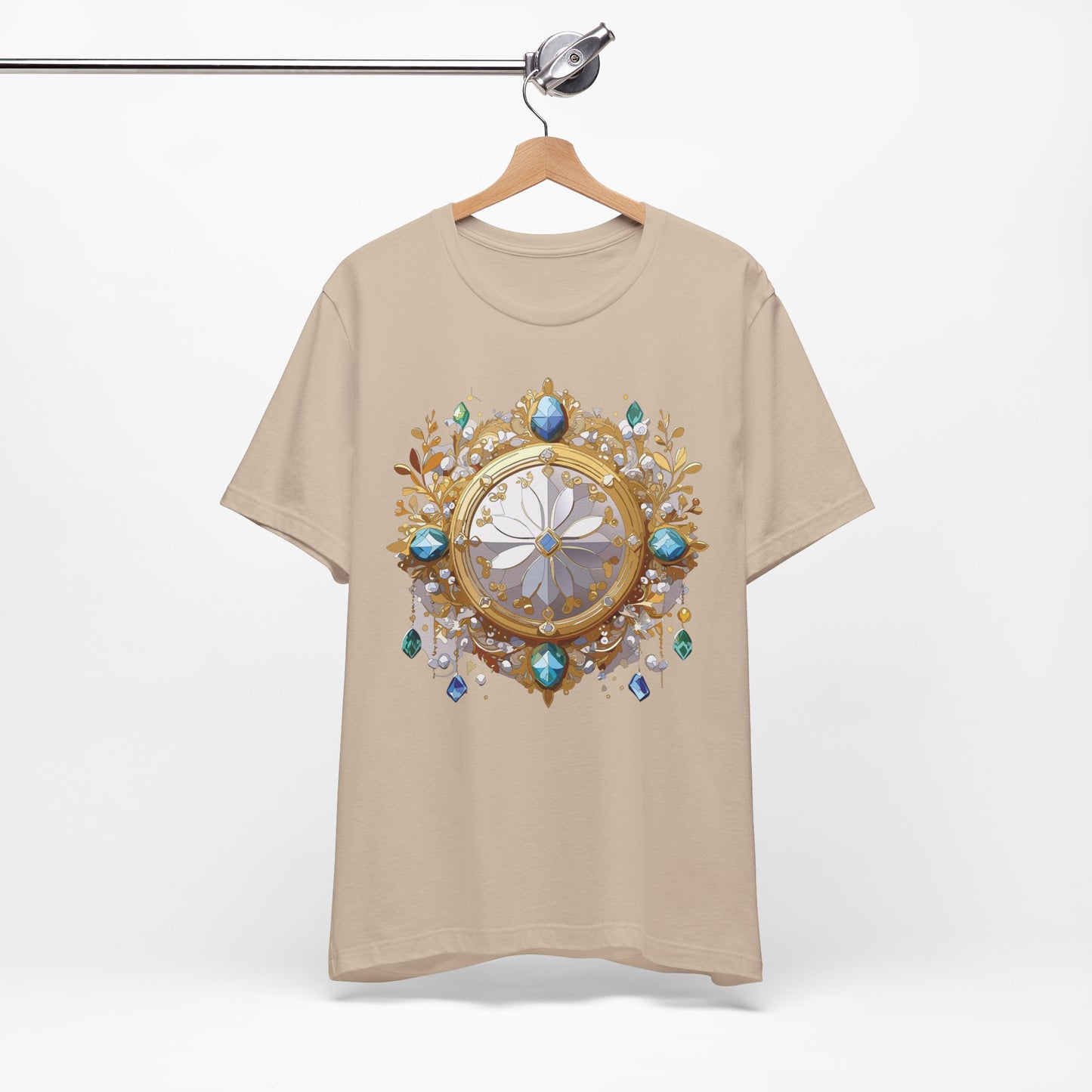Medallion Shirt, Shirt with Medallion, Tee Shirt with Medal