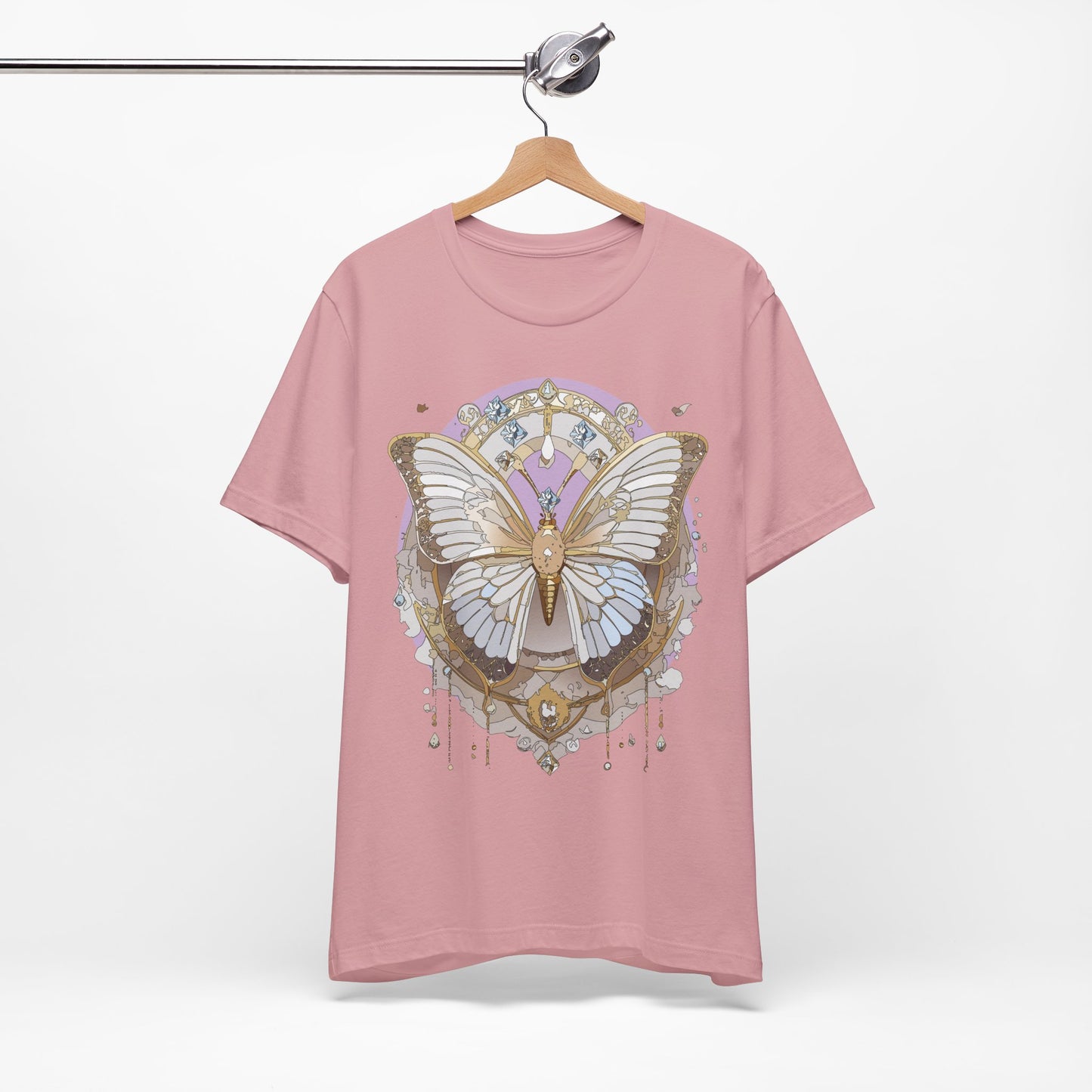 Butterfly Shirt, Shirt with Butterfly, Tee Shirt with Antique Butterfly