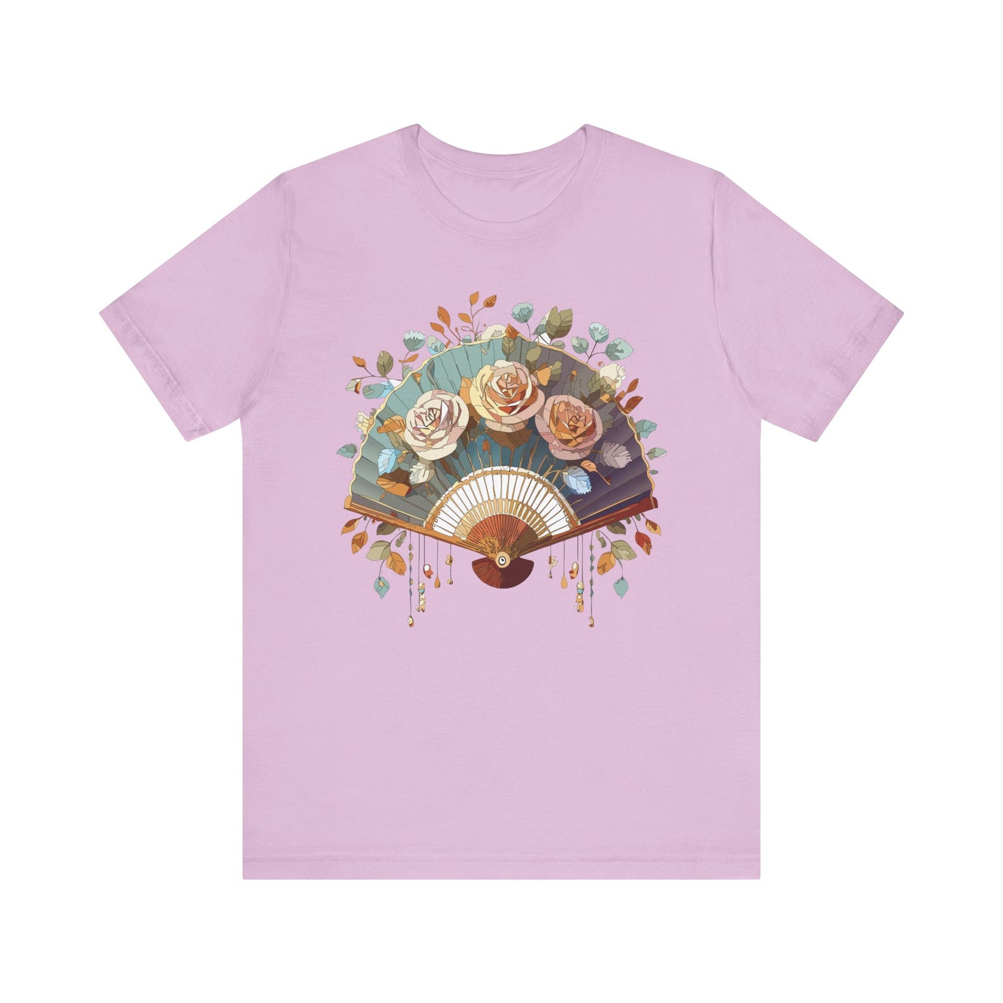 Fan shirt, Shirt with Fan, Tee Shirt with Gold Blower