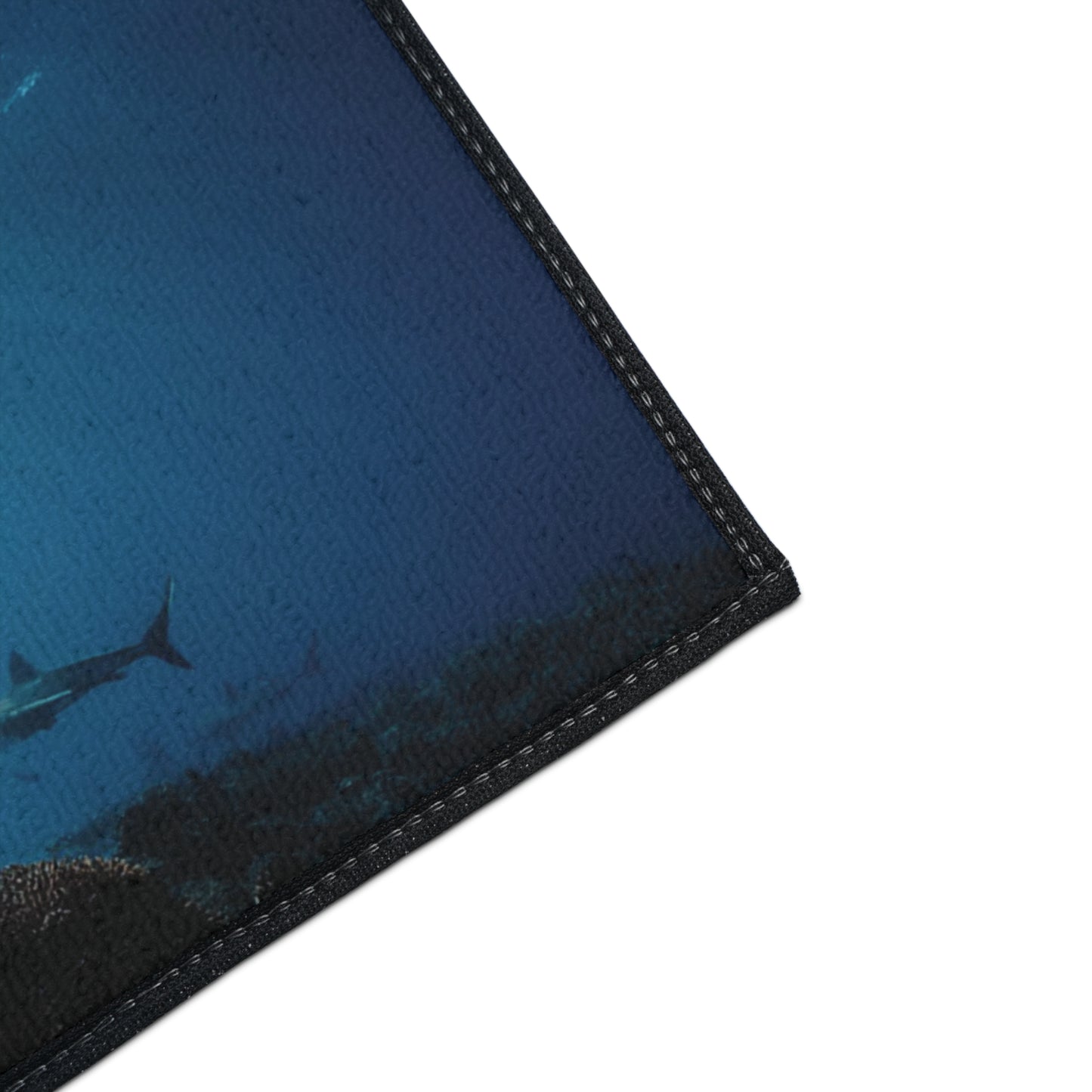 Heavy Duty Floor Mat - Deep Ocean - sharks