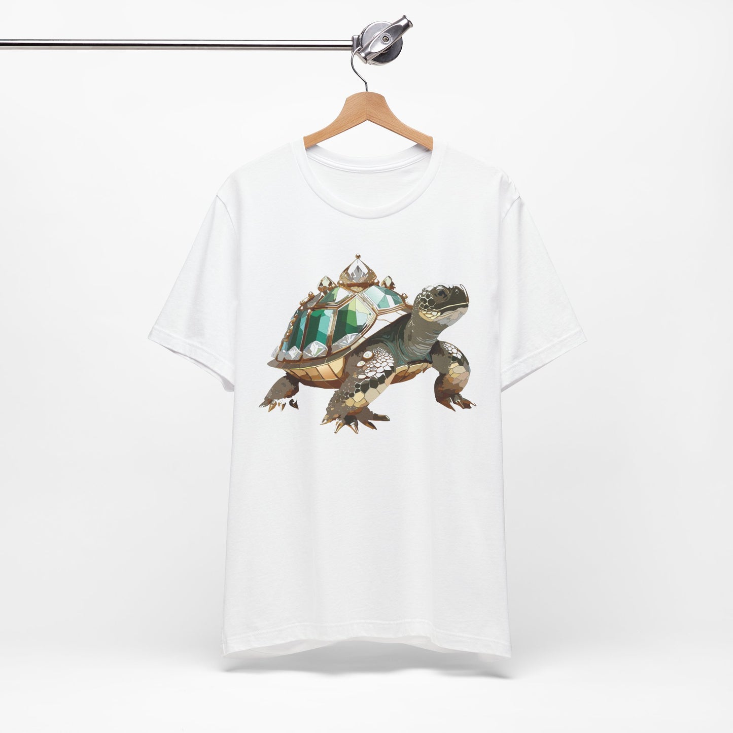 Animal Shirt, Shirt with Animal, Tee Shirt with Gold Animal Medal, Shirt with Antique Animal Medallion