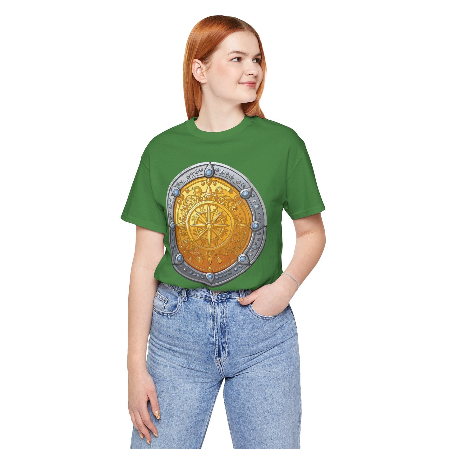 Coin Shirt, Shirt with Coin, Tee Shirt with Gold Coin, Shirt with Antique Coin