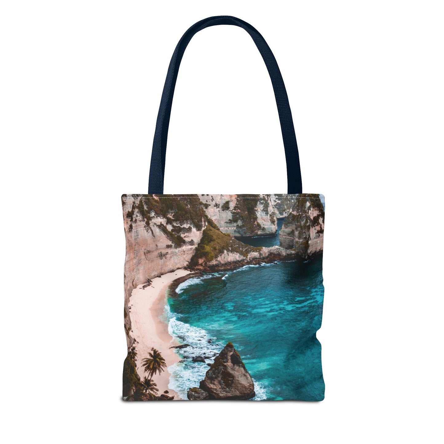 Canvas Bag with Beach Prints