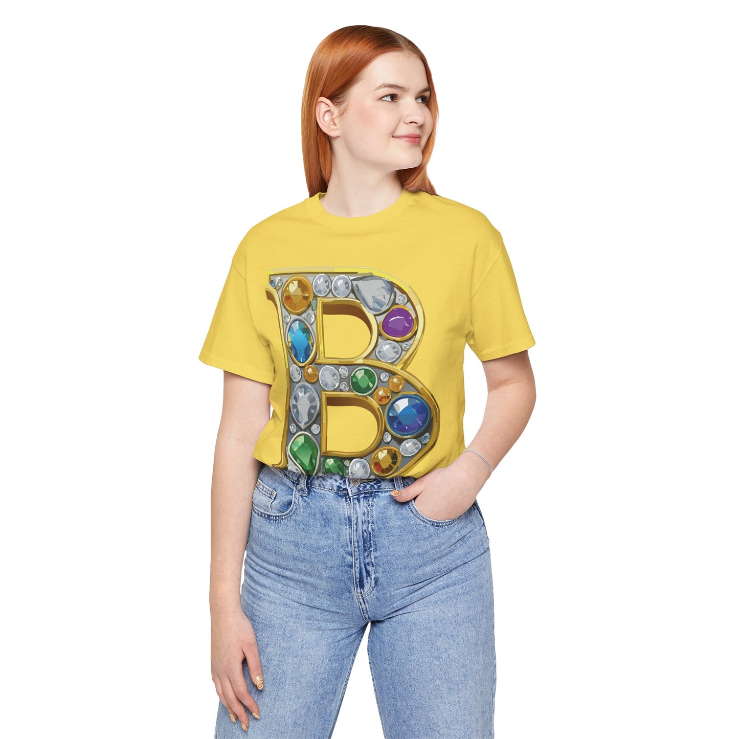 Letter Shirt, Shirt with Letters, Tee Shirt with Gold Letter, Shirt with Antique Letters