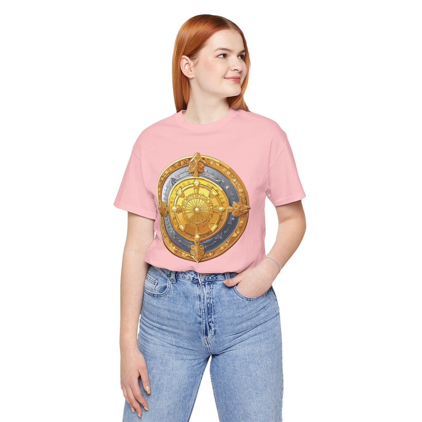 Coin Shirt, Shirt with Coin, Tee Shirt with Gold Coin, Shirt with Antique Coin