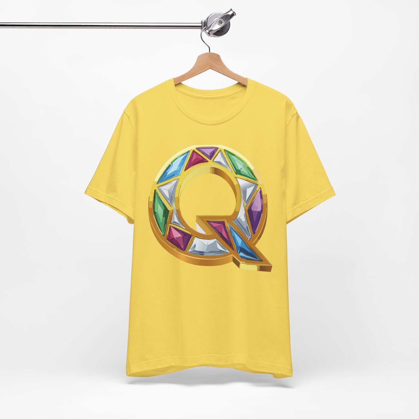 Letter Shirt, Shirt with Letters, Tee Shirt with Gold Letter, Shirt with Antique Letters