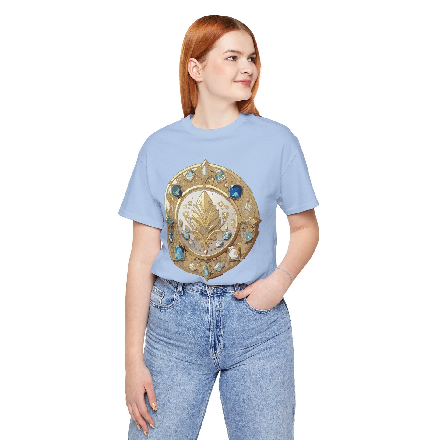 Medallion Shirt, Shirt with Medallion, Tee Shirt with Medal