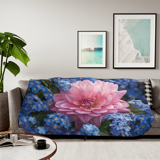 Floral Sherpa Blanket