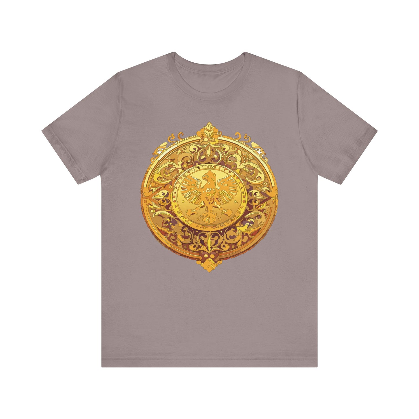 Coin Shirt, Shirt with Coin, Tee Shirt with Gold Coin, Shirt with Antique Coin